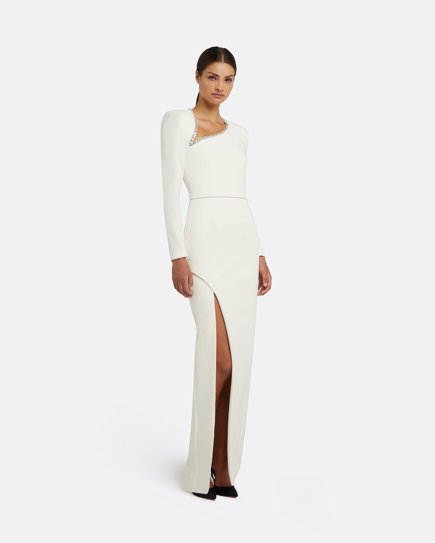 Ottavia Ivory Long Dress