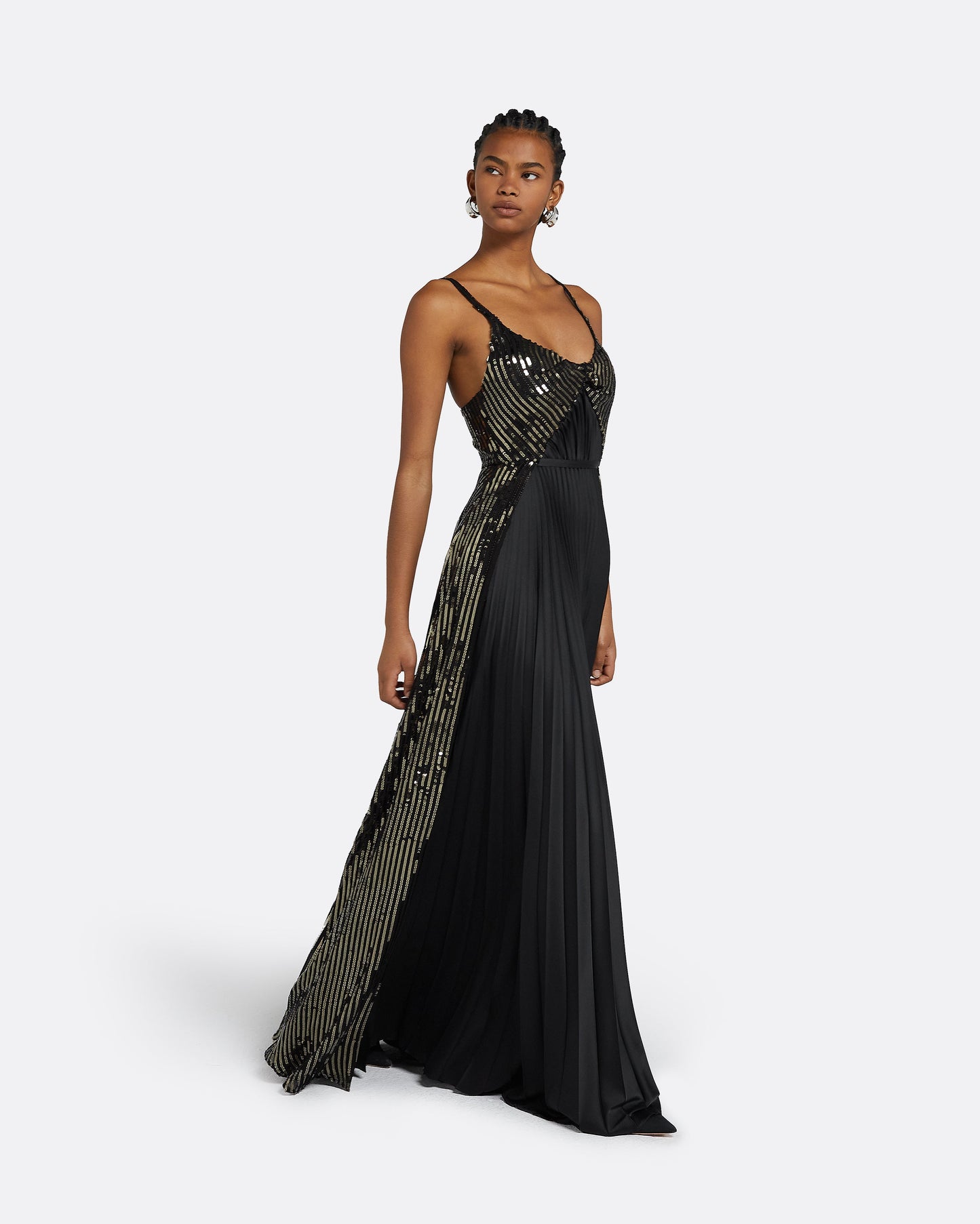 Sofia Black Long Dress