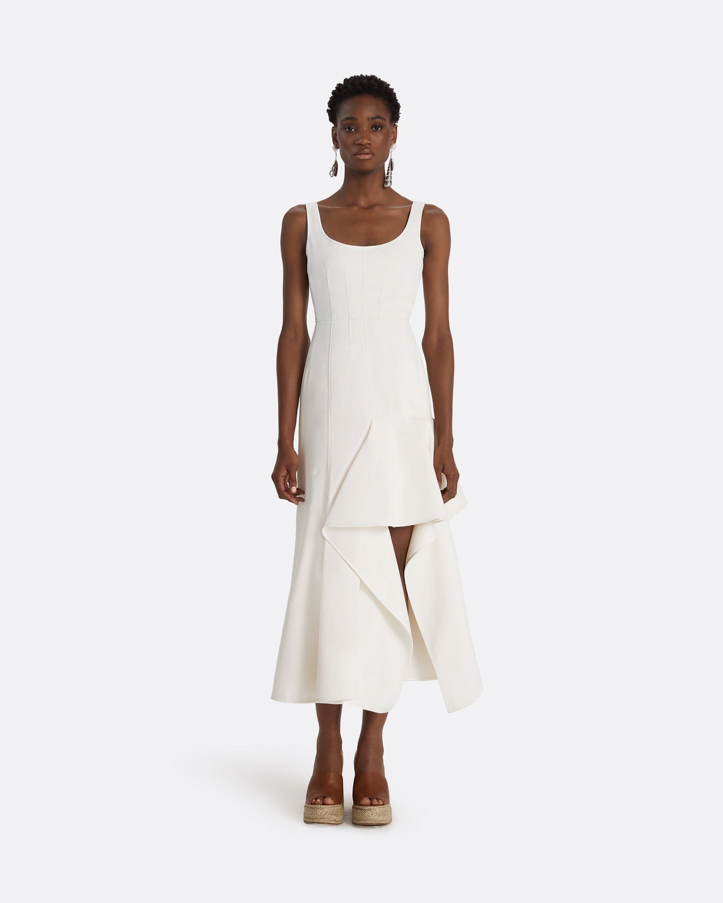 Echo Ivory Midi Dress