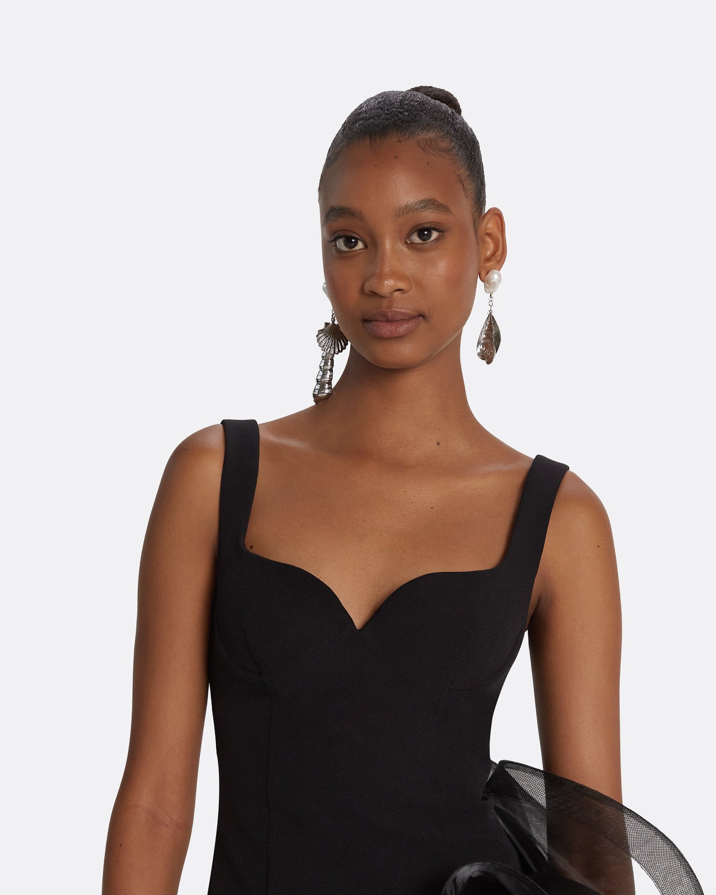 Tenaya Black Short Dress