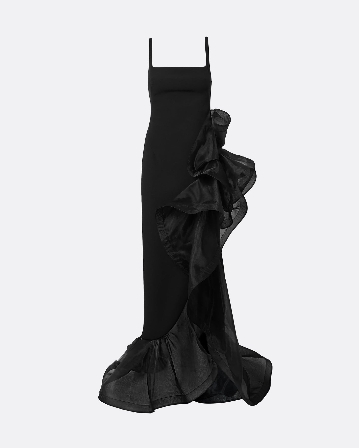 Derry Black Long Dress