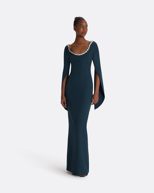 Everene Moonlit Ocean Long Dress