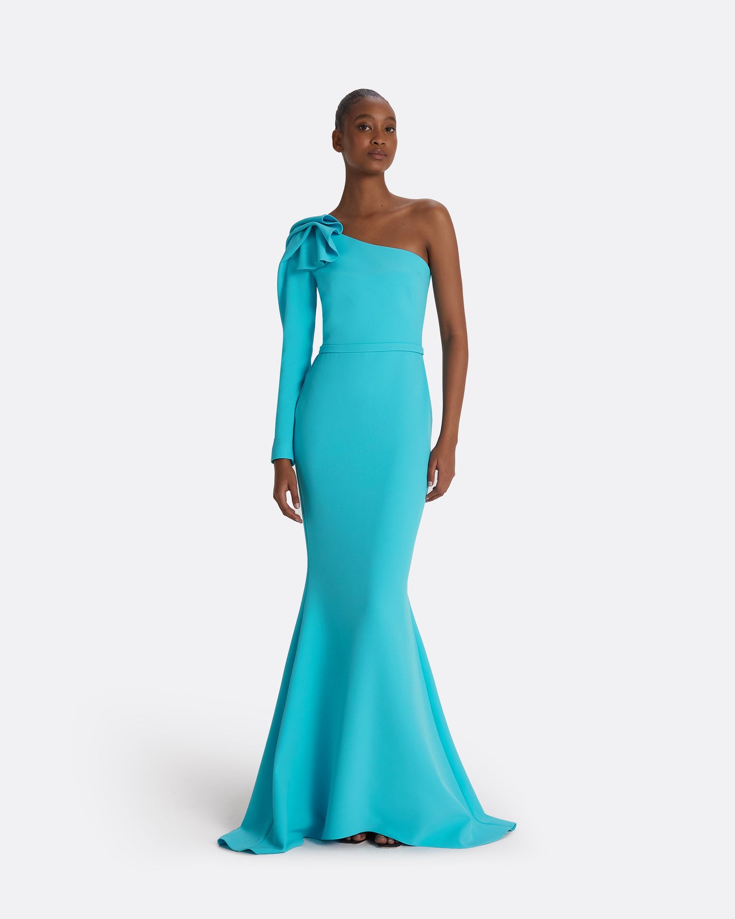 Addie Aquamarine Long Dress