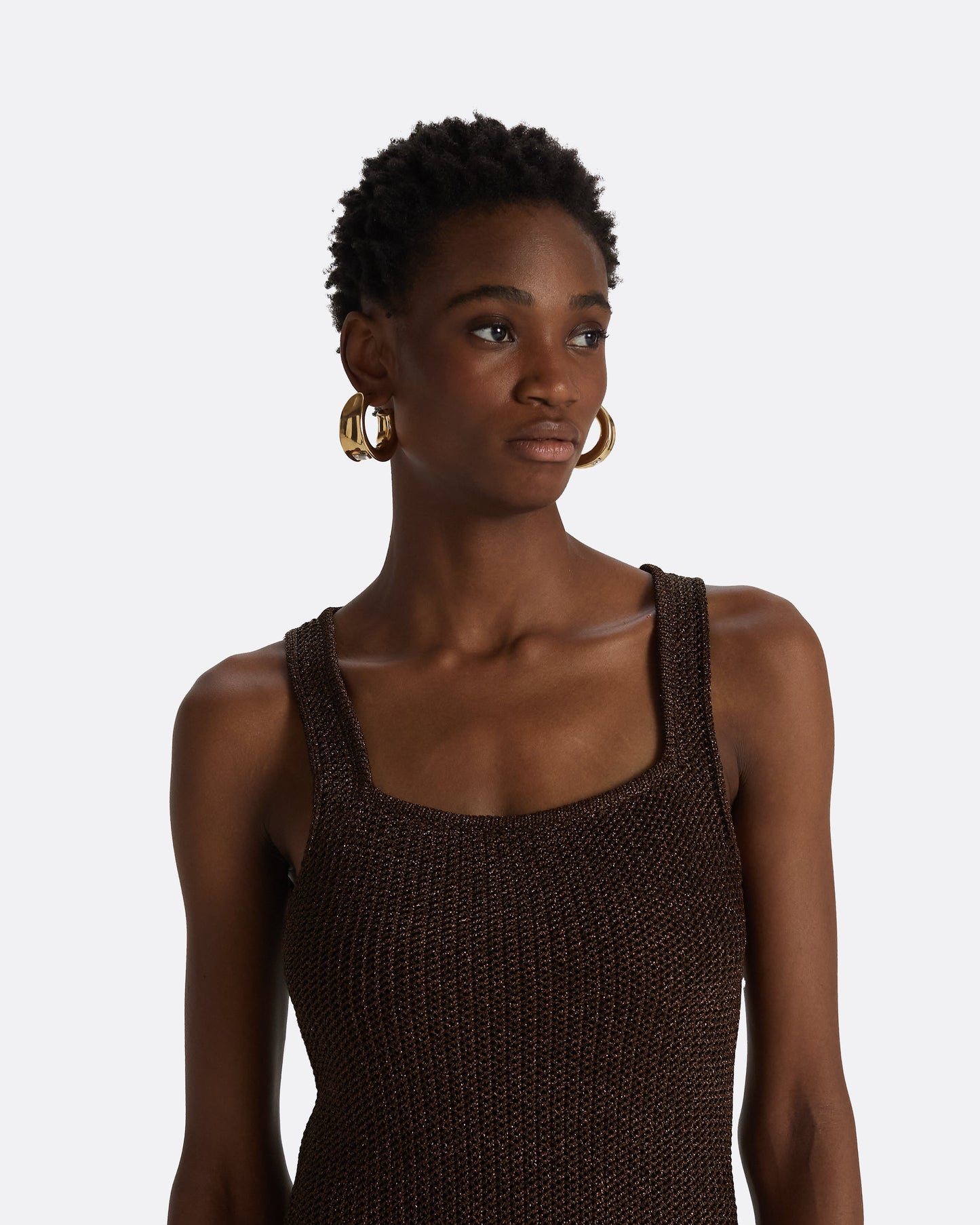 Taylor Deep Brown Knit Dress