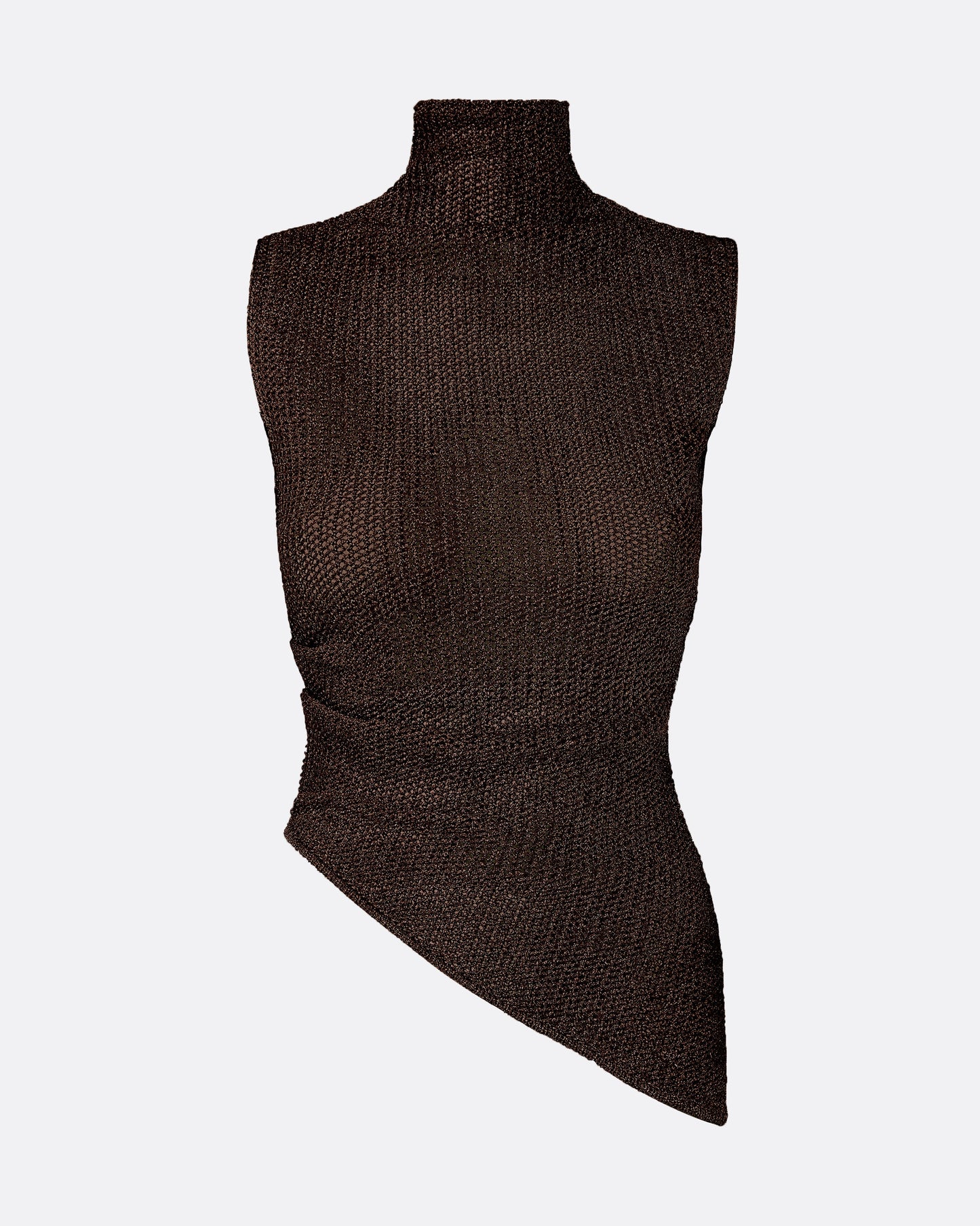 Veranna Deep Brown Knit Top