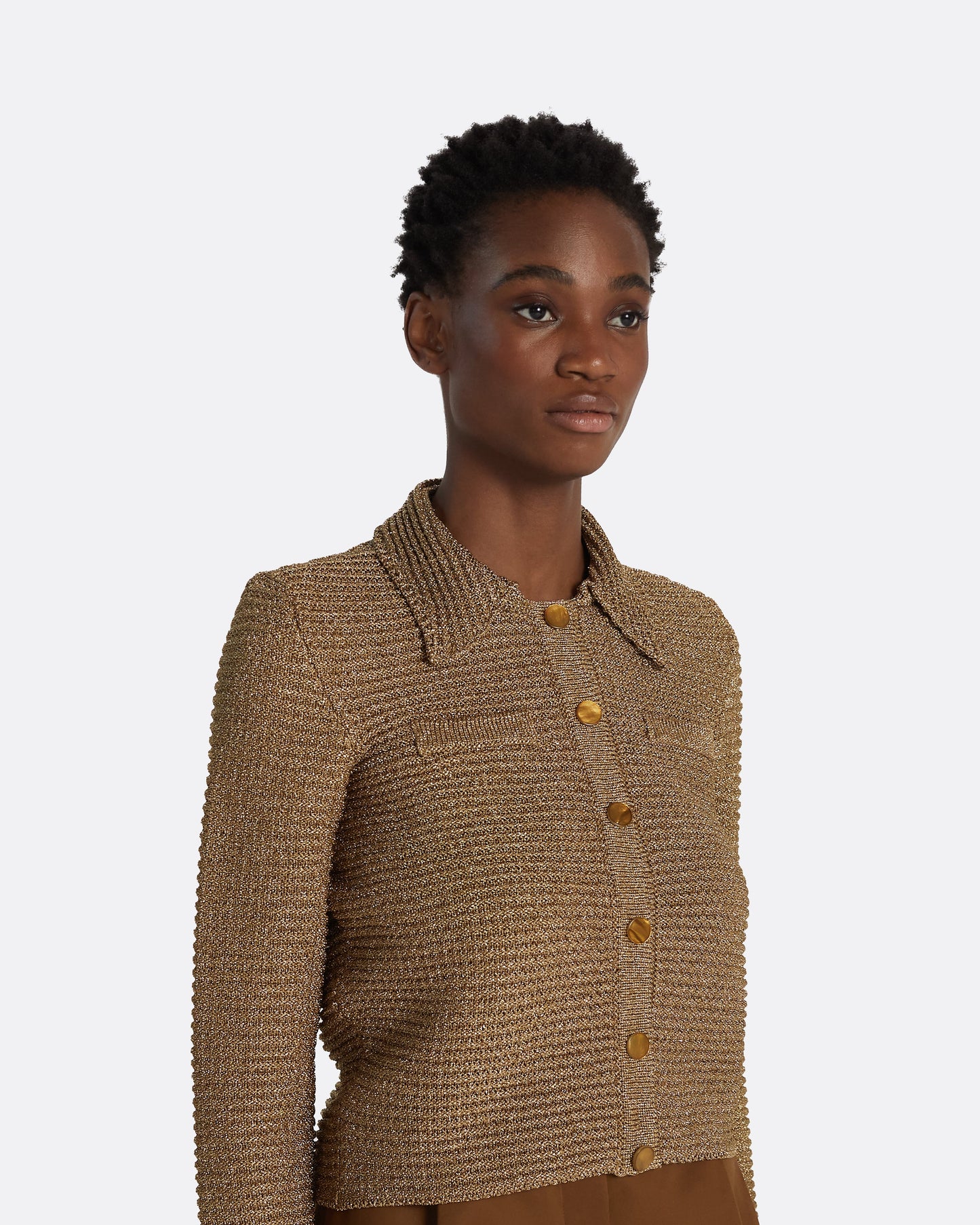 Artemis Gold Knit Jacket