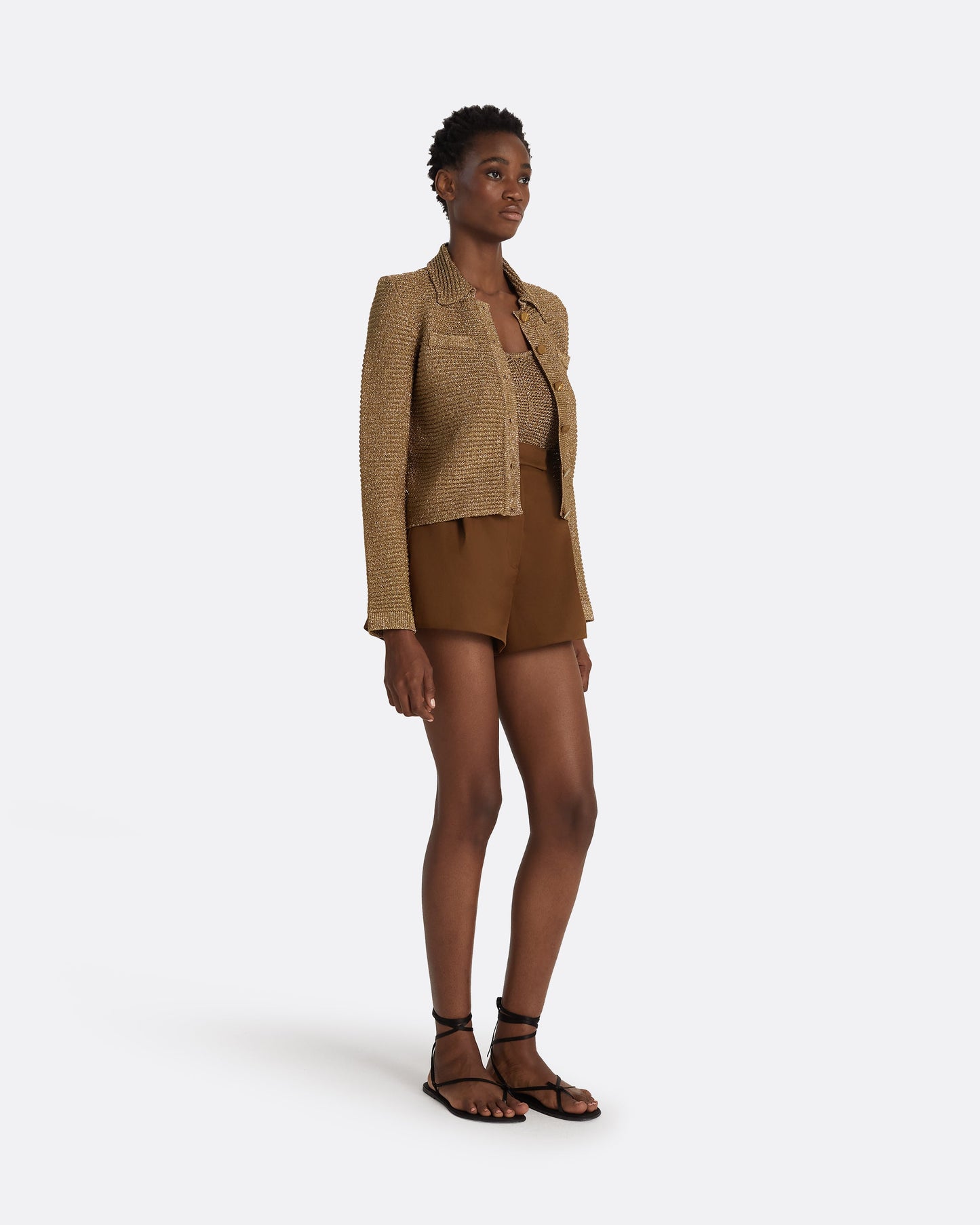 Artemis Gold Knit Jacket
