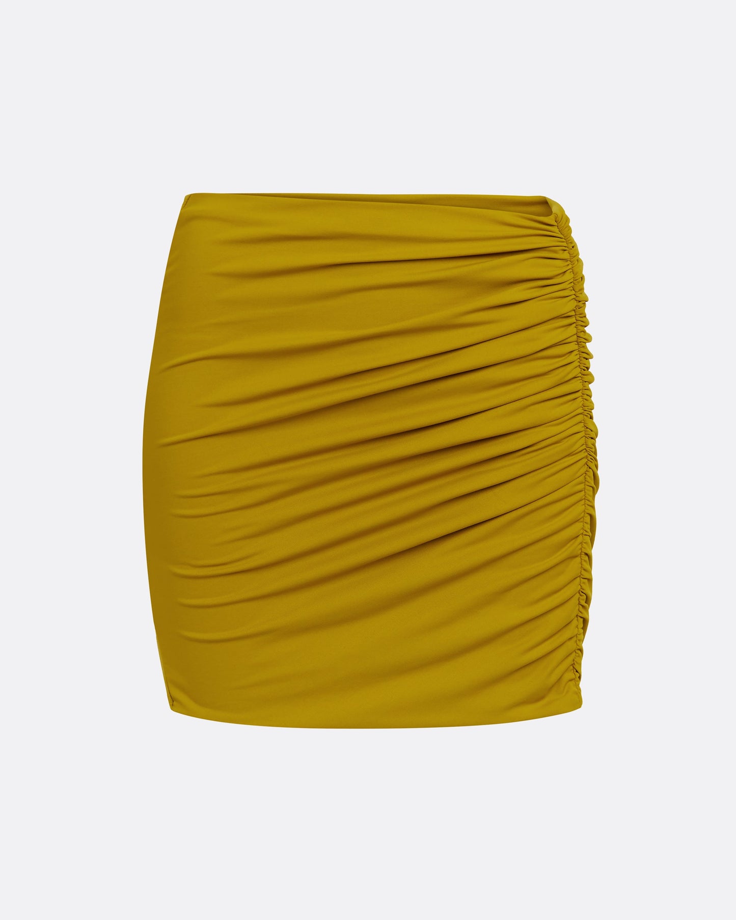 Shauna Chartreuse Swim Skirt