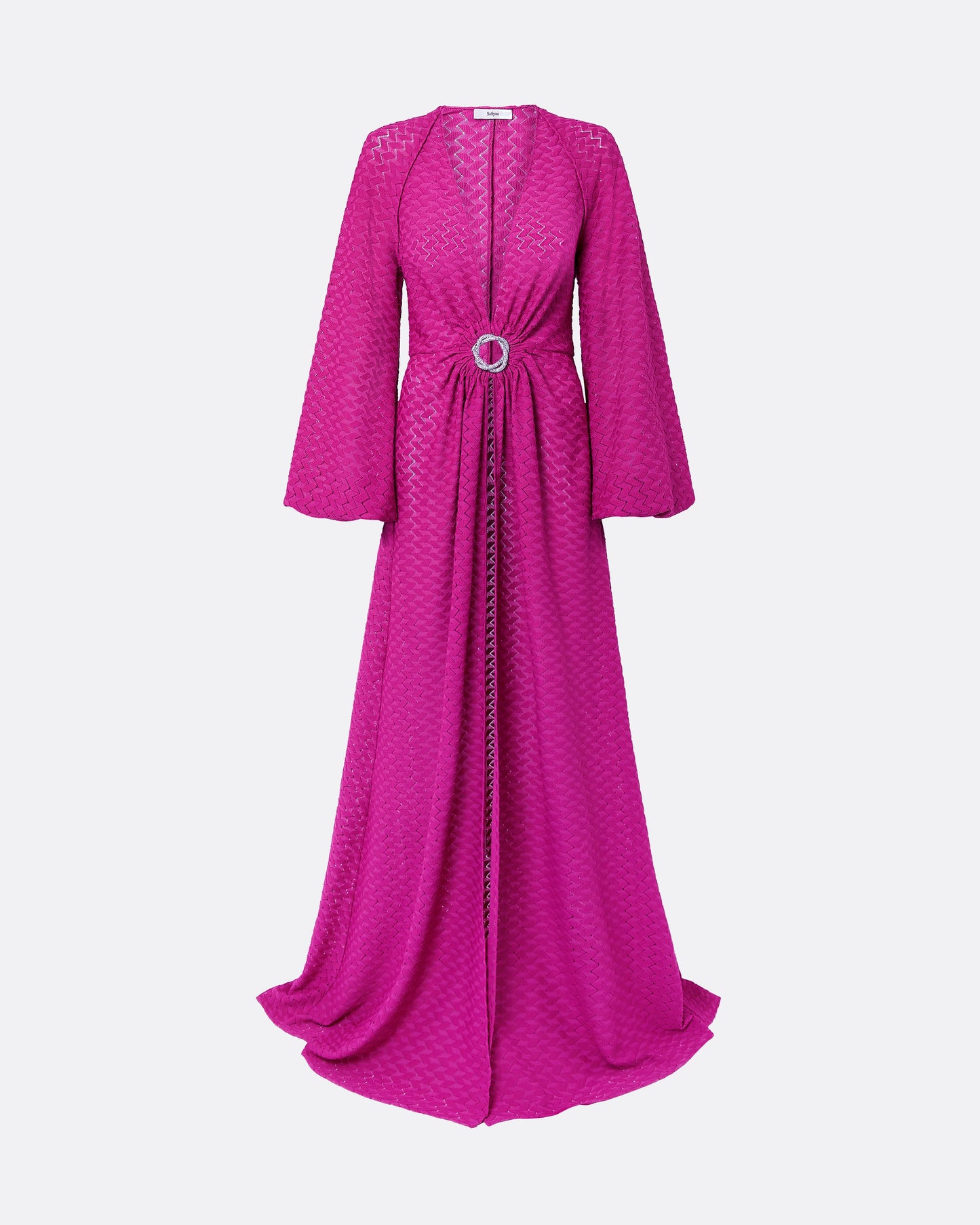 Jacquis Magenta Long Dress