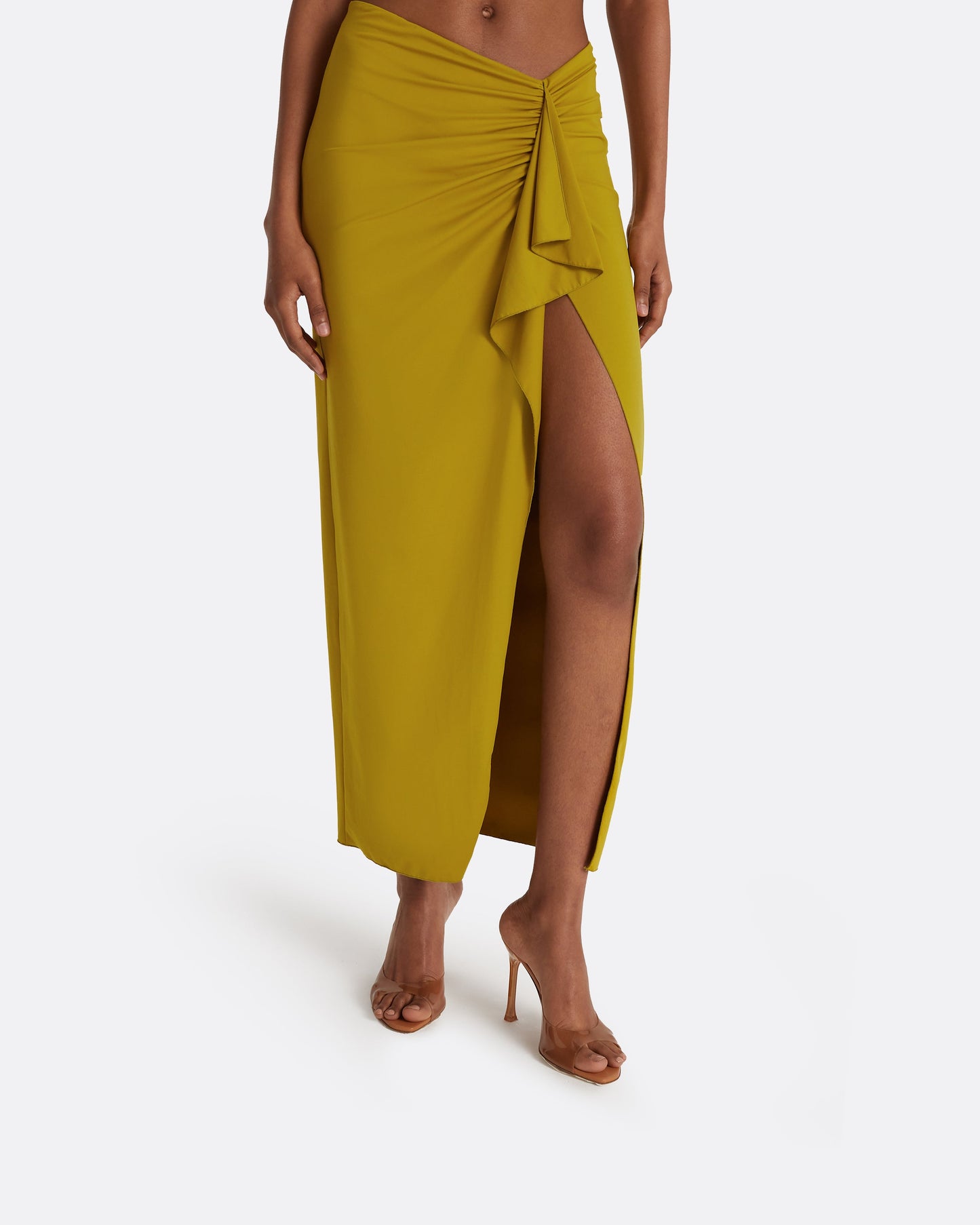 Tillian Chartreuse Swim Skirt