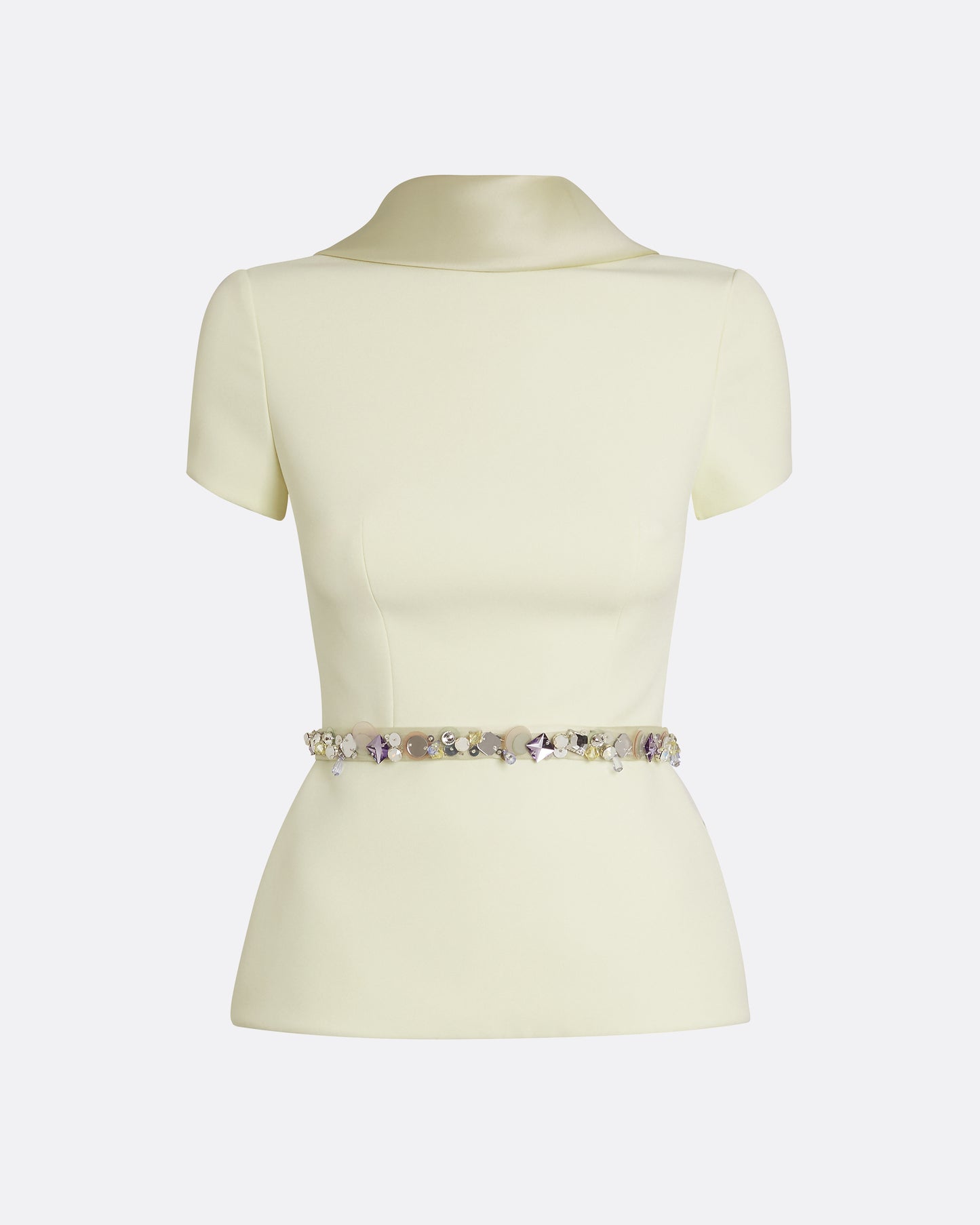 Elvan Embroidered Sorbet Top