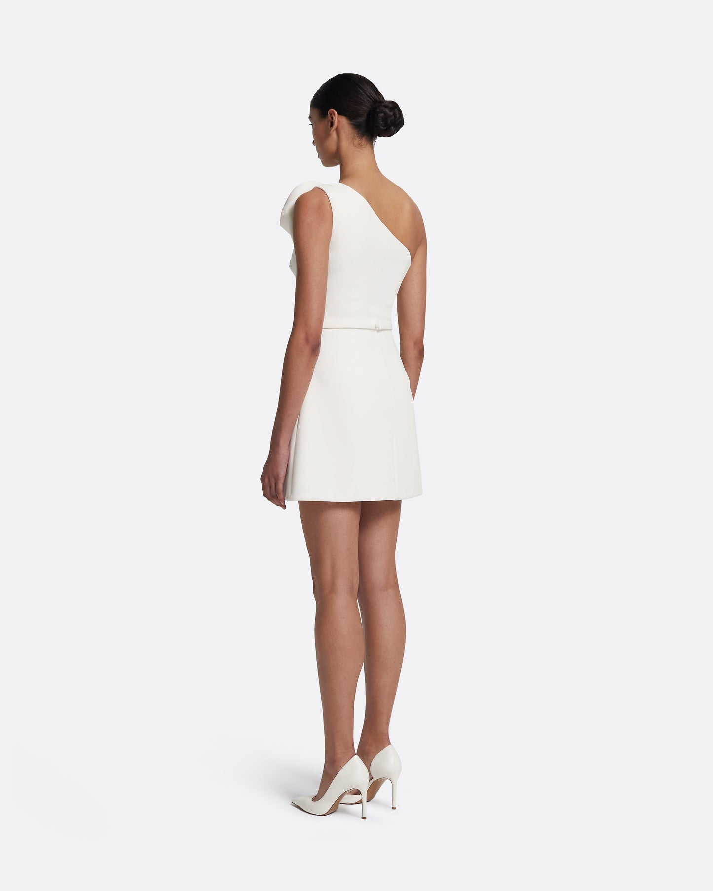Jaden Short Dress in Ivory