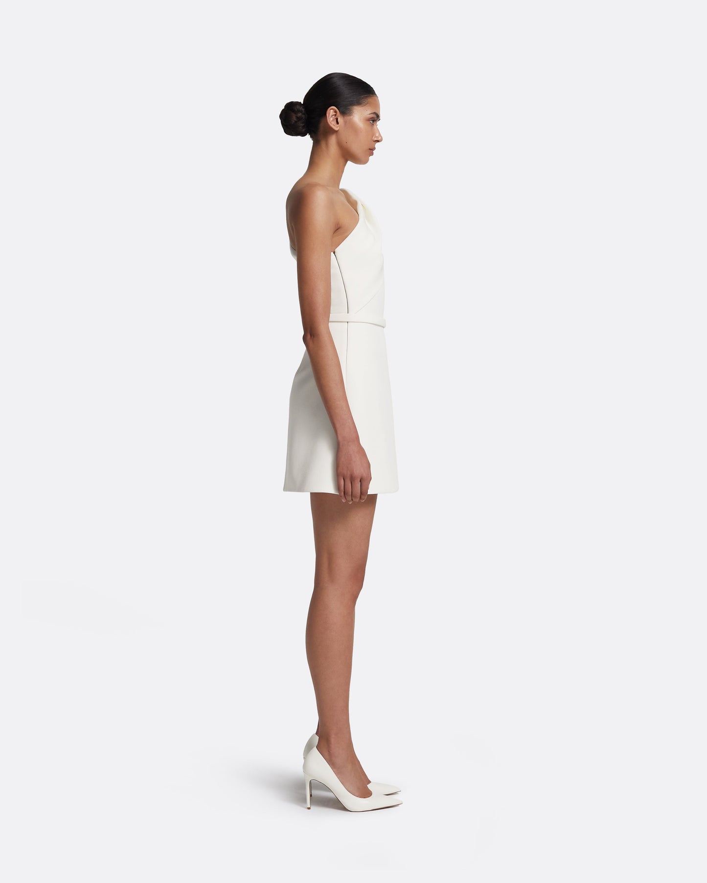 Jaden Short Dress in Ivory