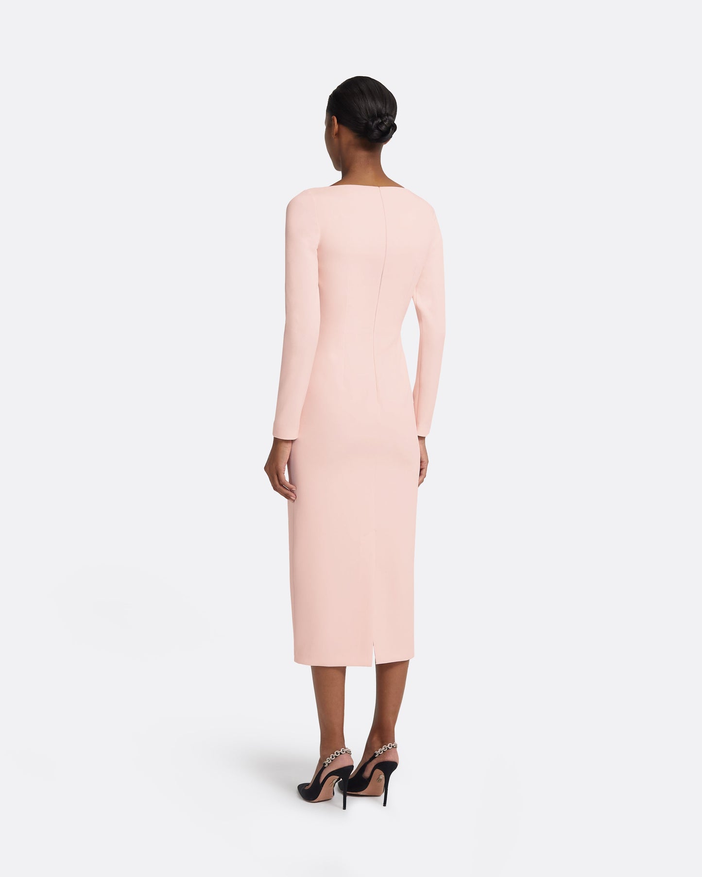 Emmiy Pale Pink Midi Dress