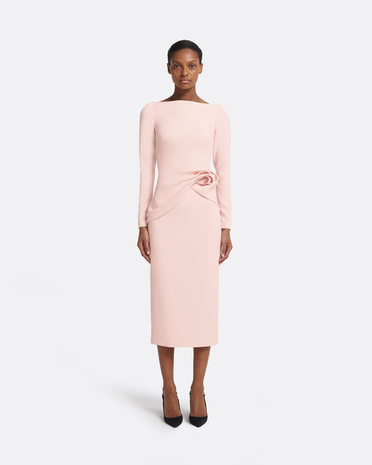 Emmiy Pale Pink Midi Dress