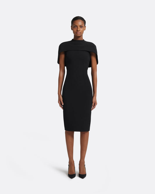 Kalika Black Midi Dress
