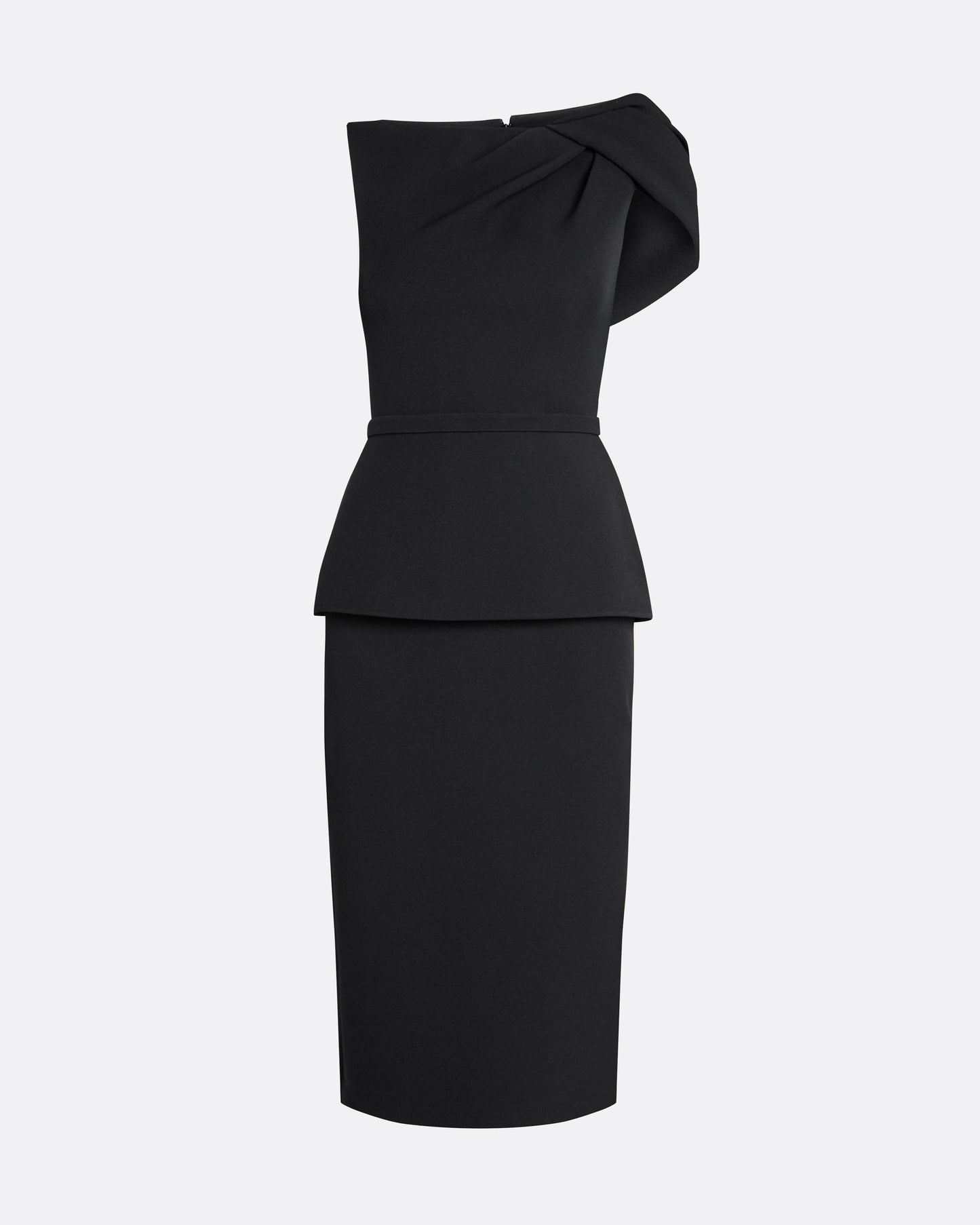 Mabila Black Midi Dress