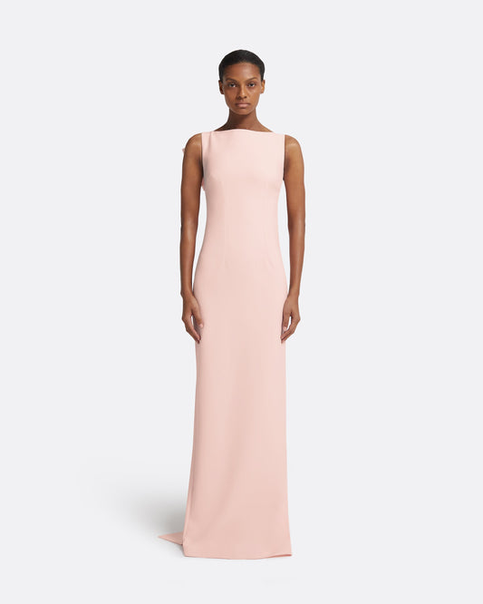 Celestia Pale Pink Long Dress