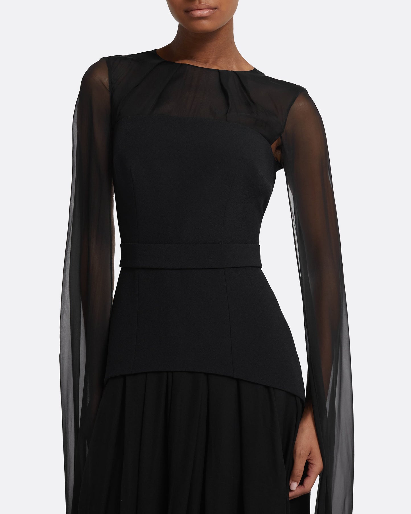 Gloria Black Long Dress
