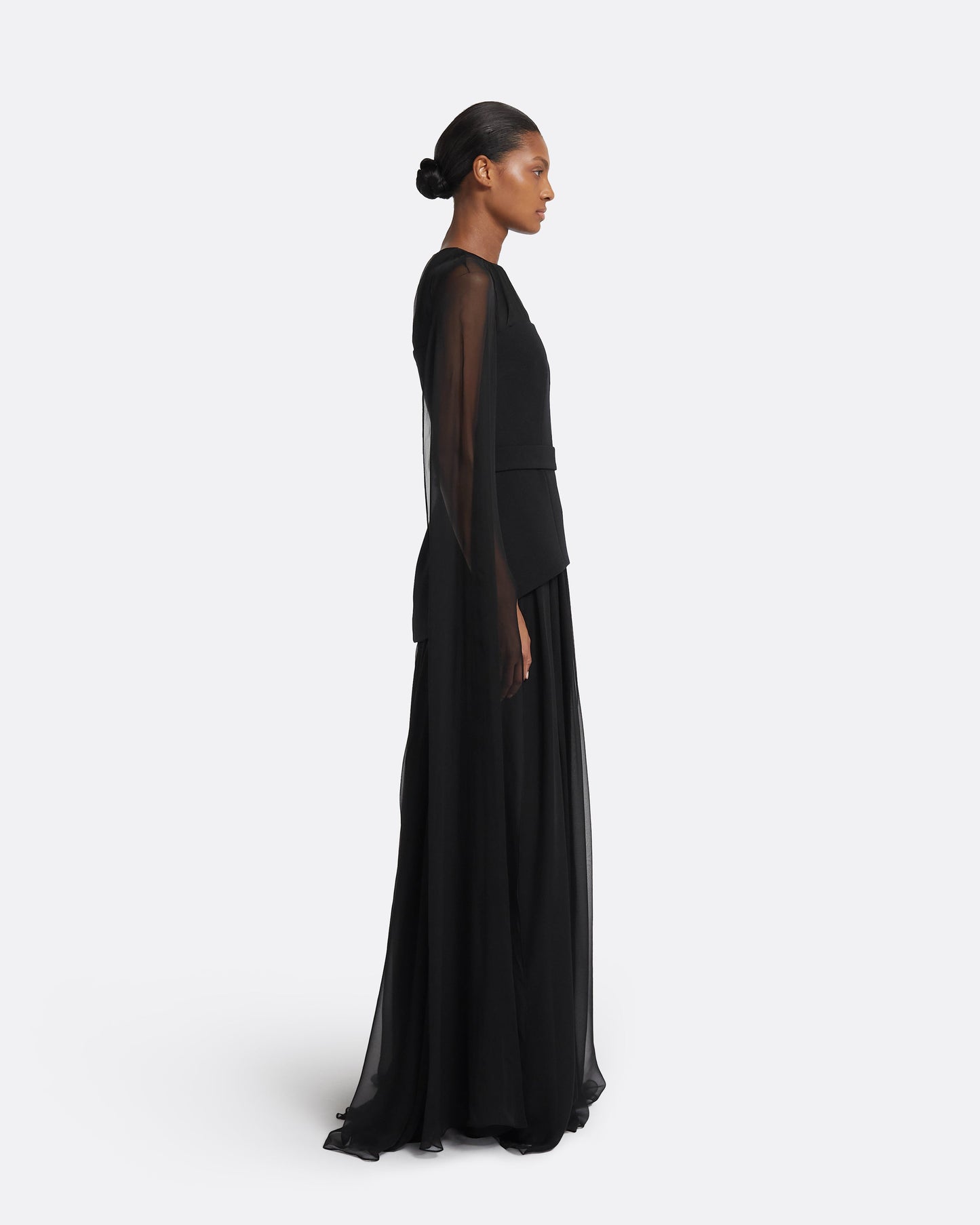 Gloria Black Long Dress