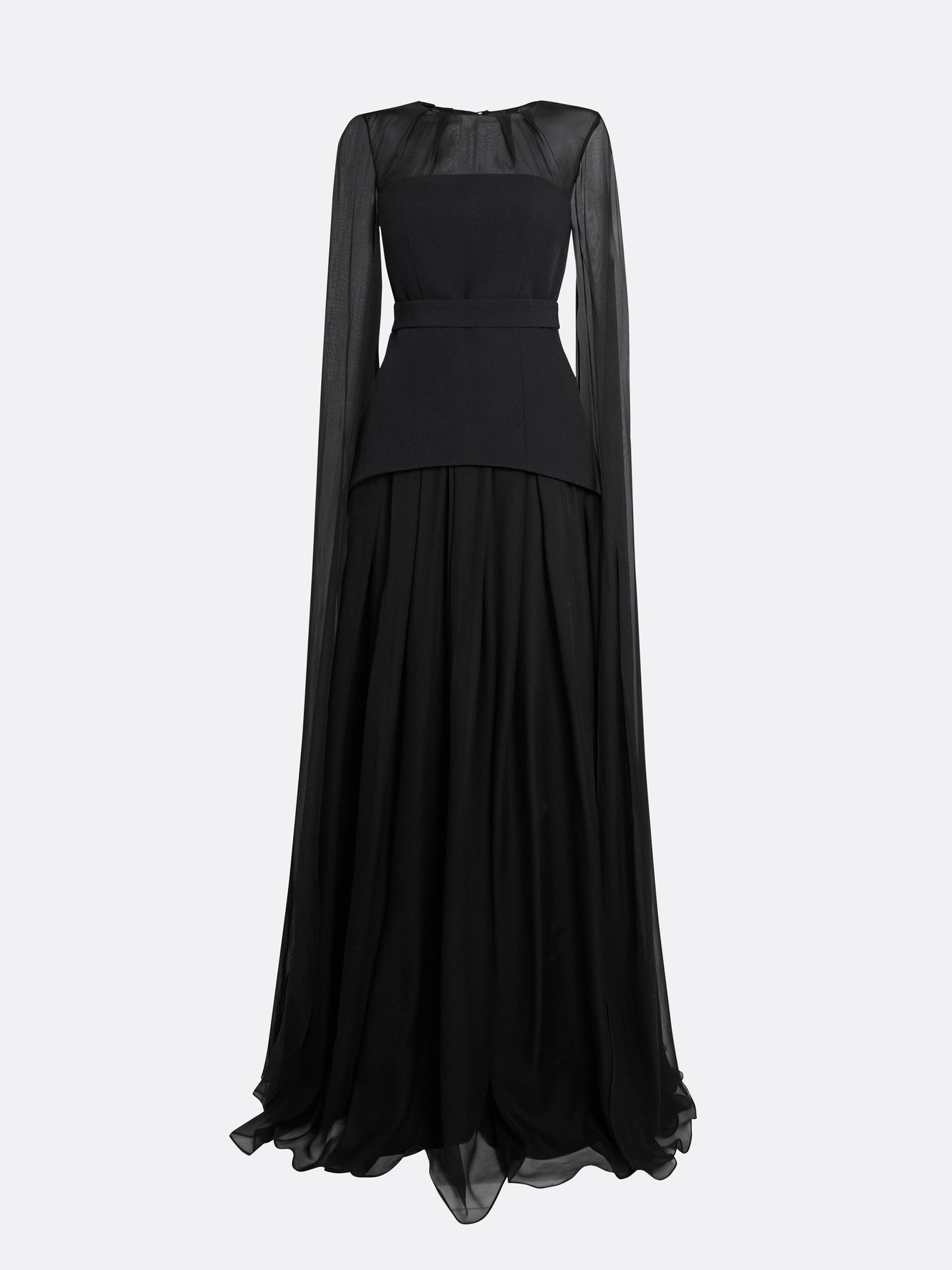 Gloria Black Long Dress