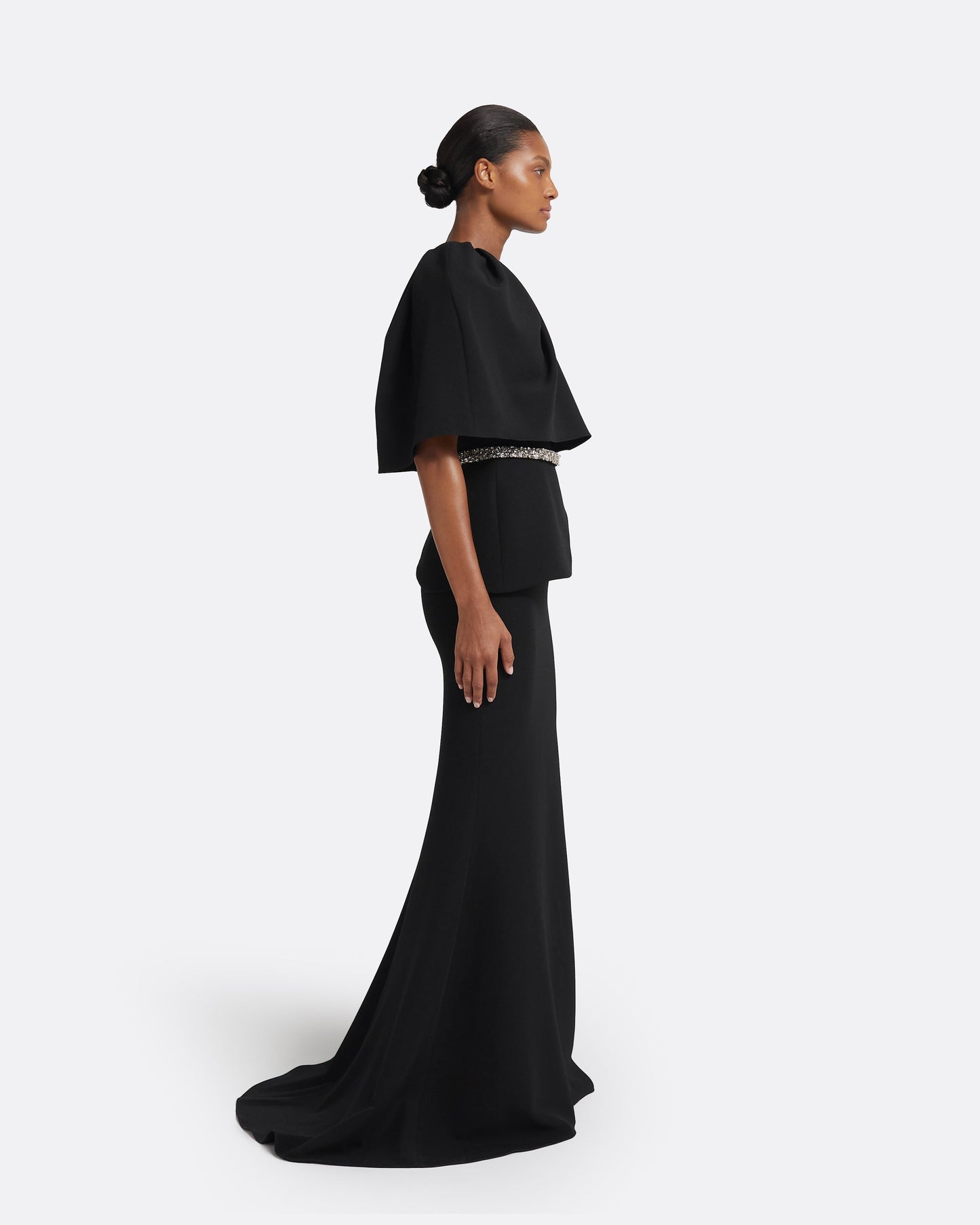 Alambra Long Dress in Black