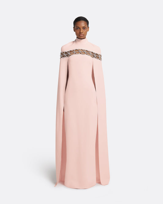 Coran Pale Pink Long Dress
