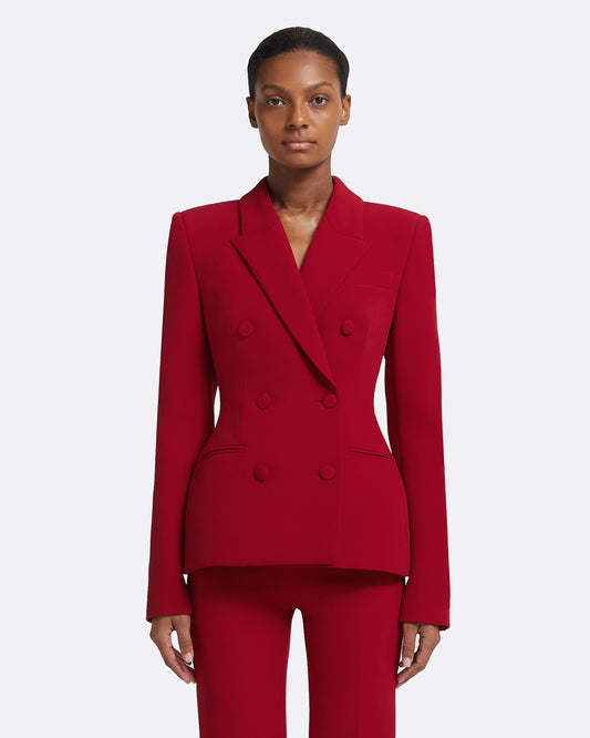 Gulsen Jacket in Azalea Red