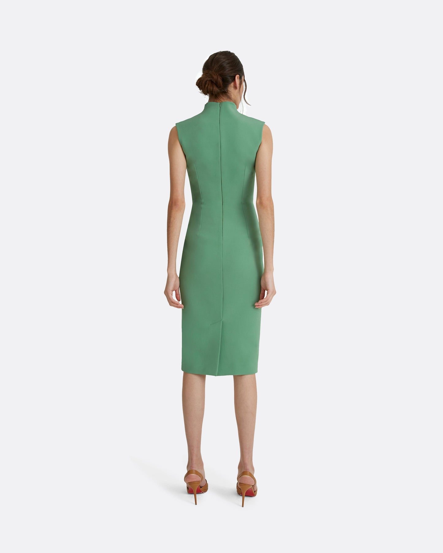Loide Fern Green Midi Dress