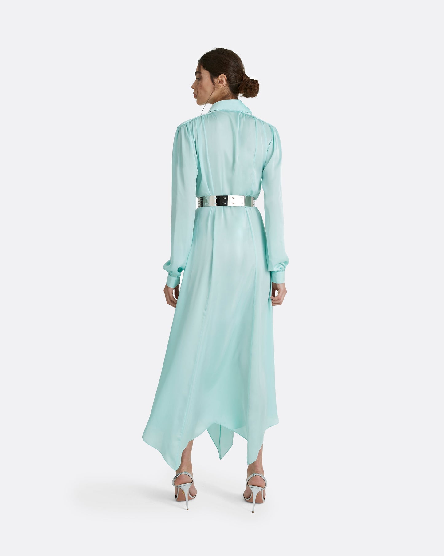 Clio Silver Metal Belt