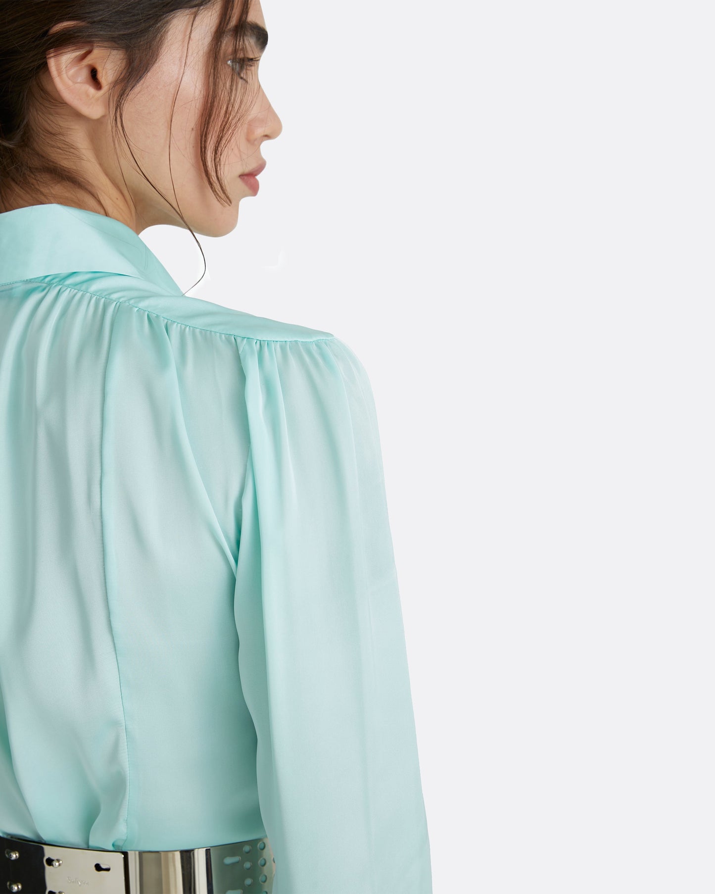 Clio Silver Metal Belt