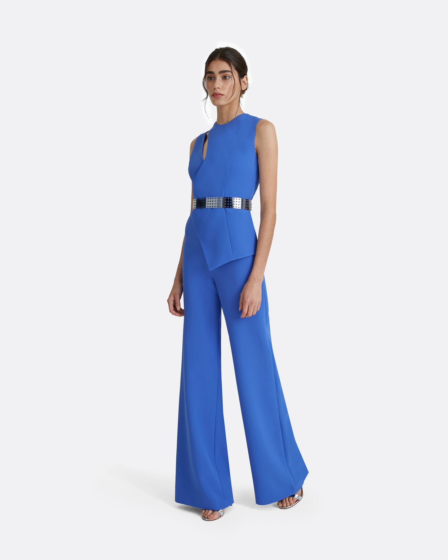 Clio Gunmetal Metal Belt