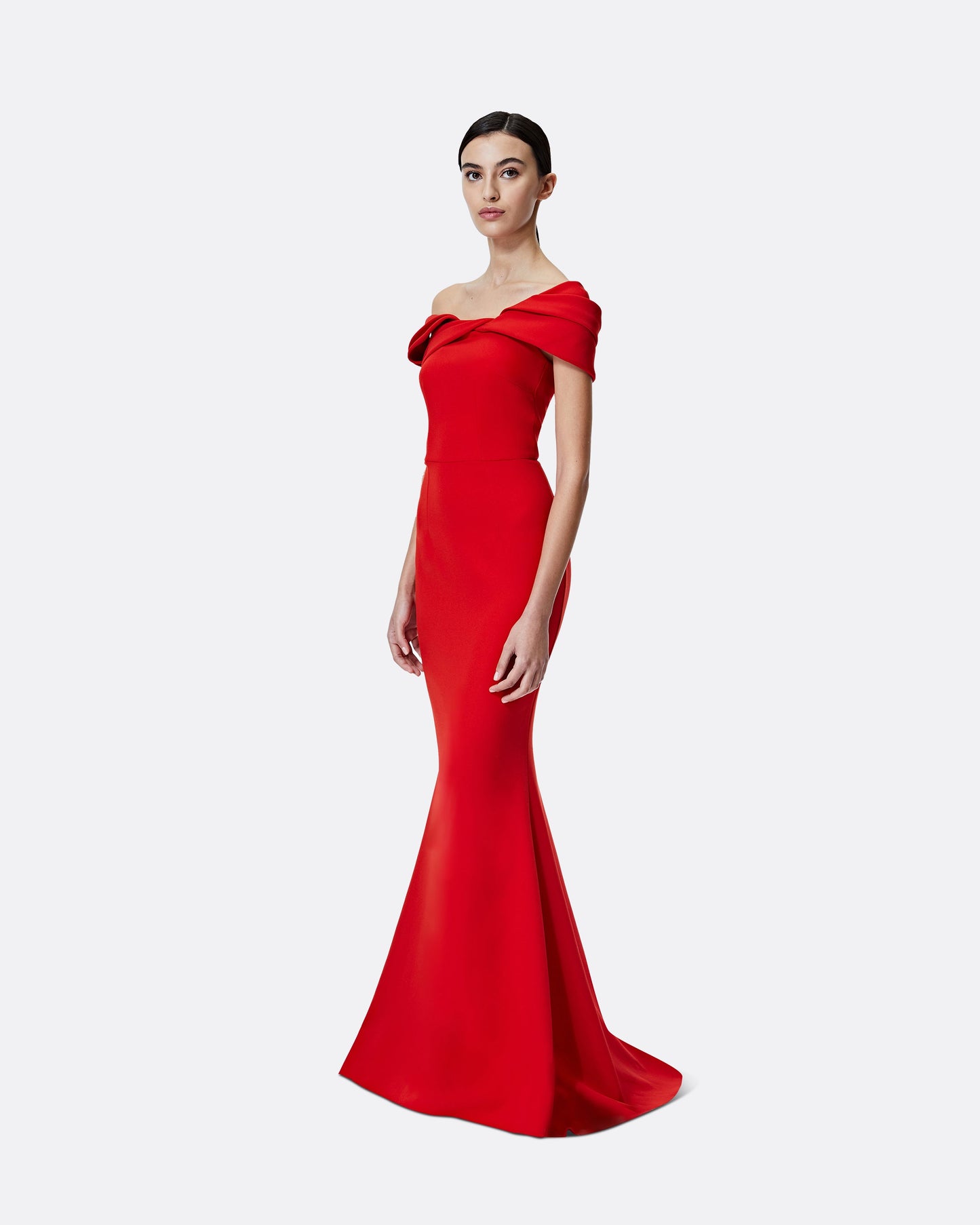 Rossa Dazzling Red Long Dress