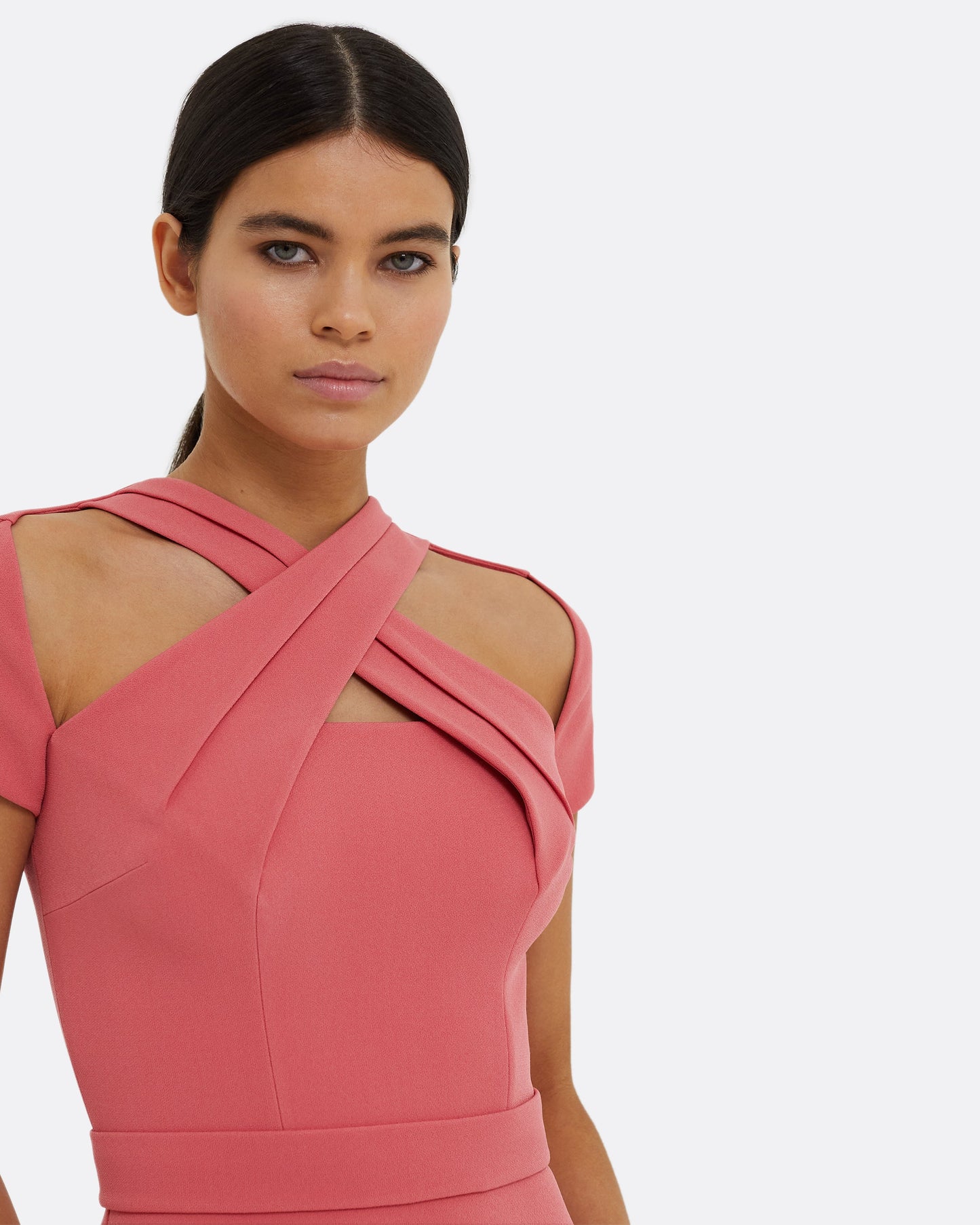 Cressida Terracotta Midi Dress