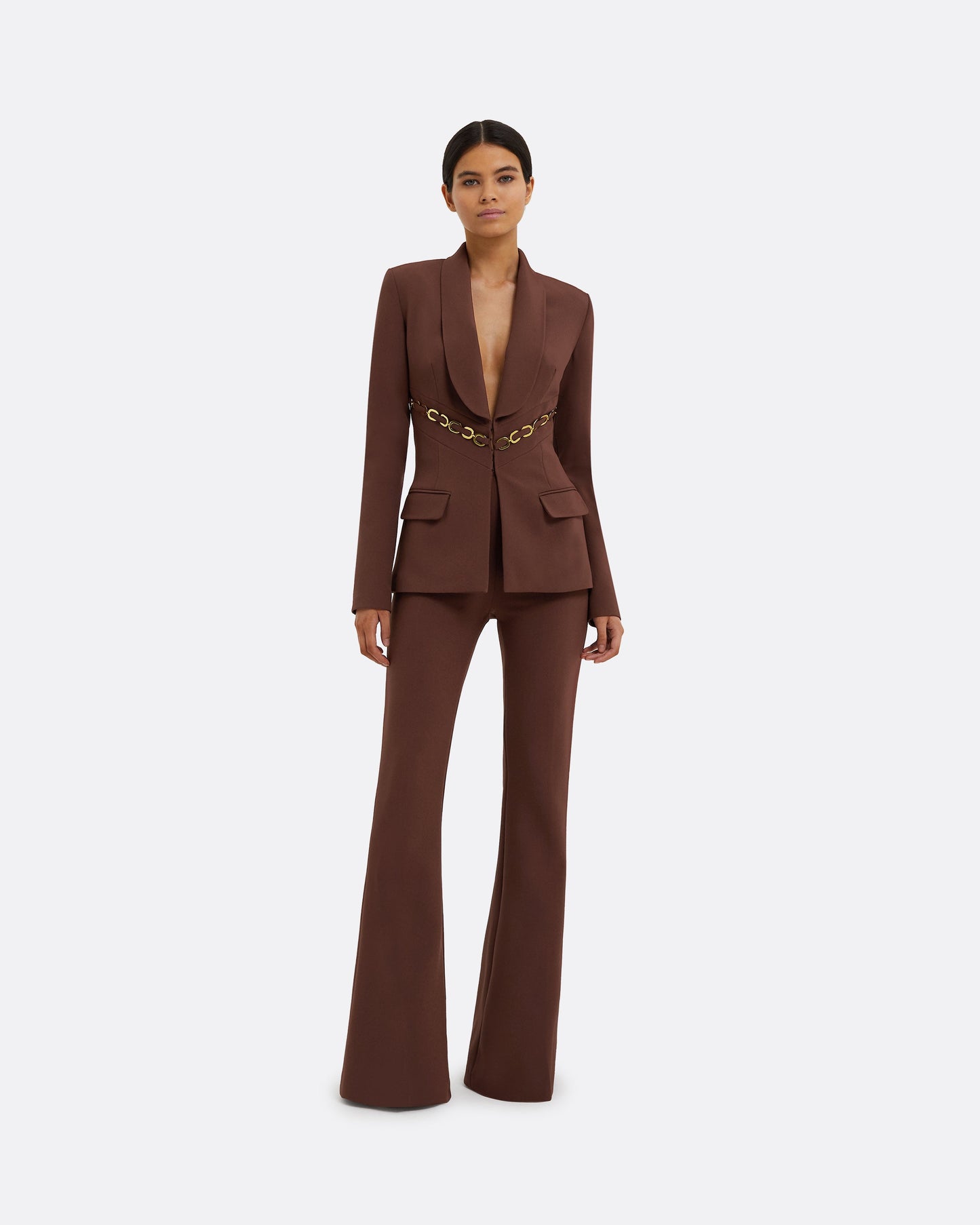 Halluana Pecan Brown Trousers