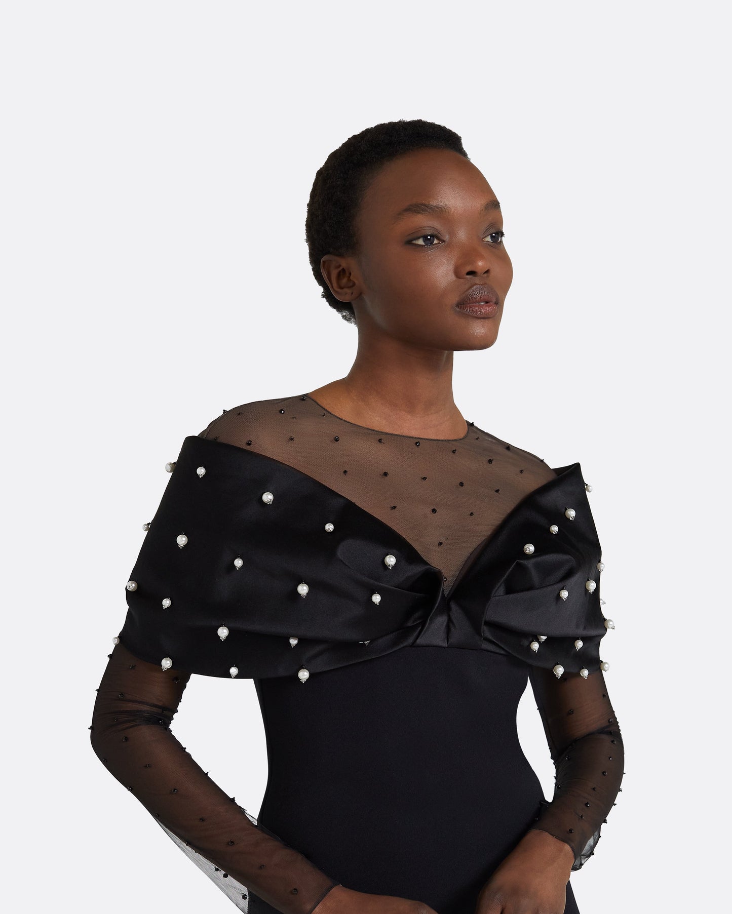 Ami Black Long Dress