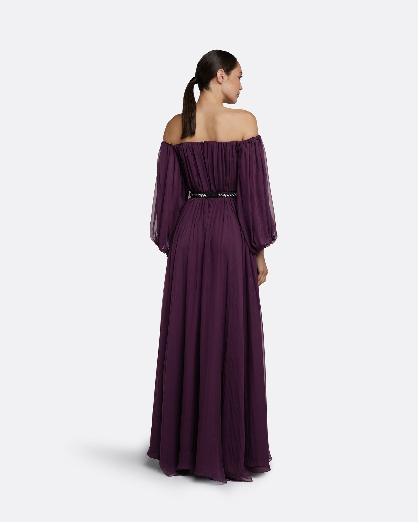 Ely Blackberry Long Dress
