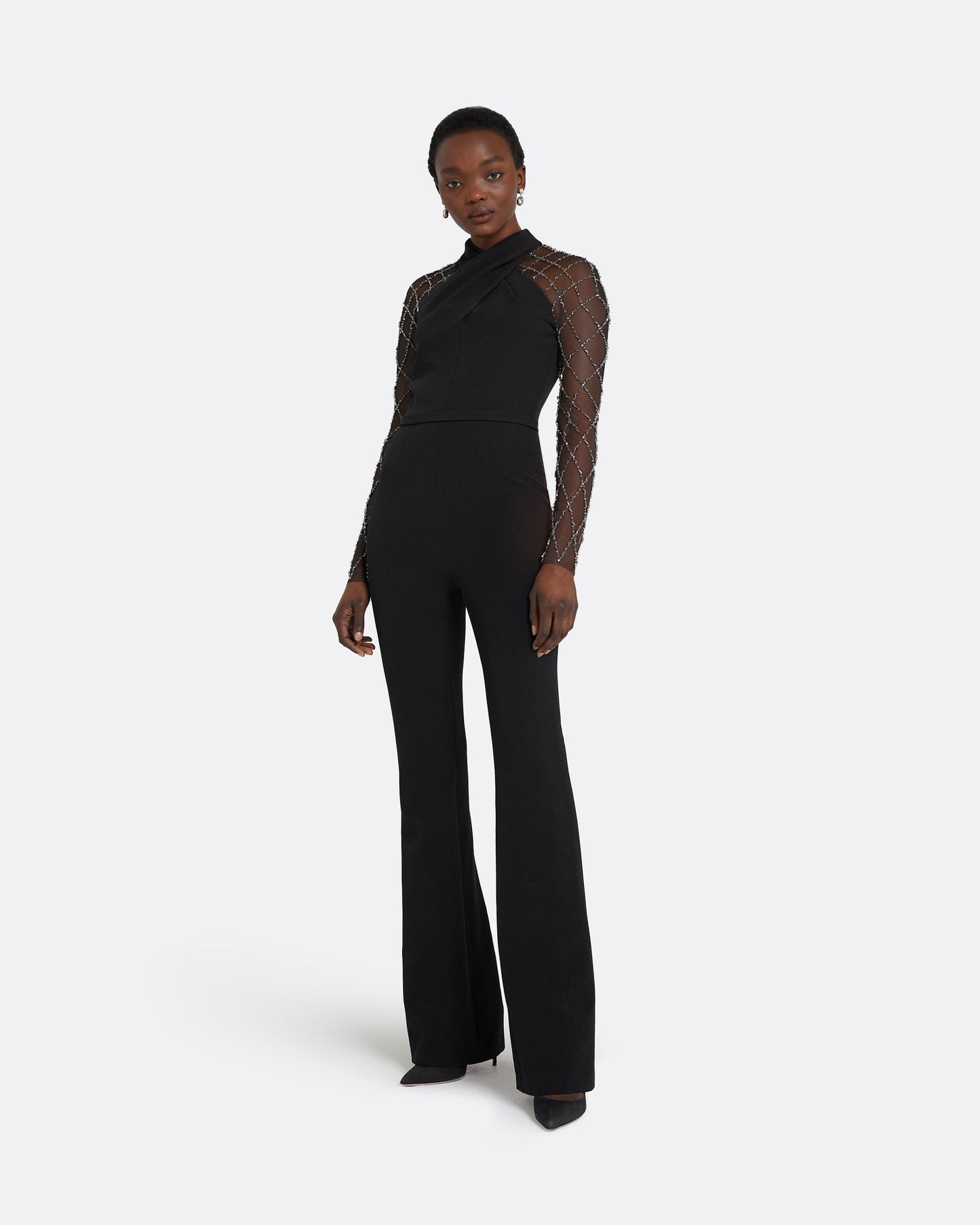 Cat Black Jumpsuit