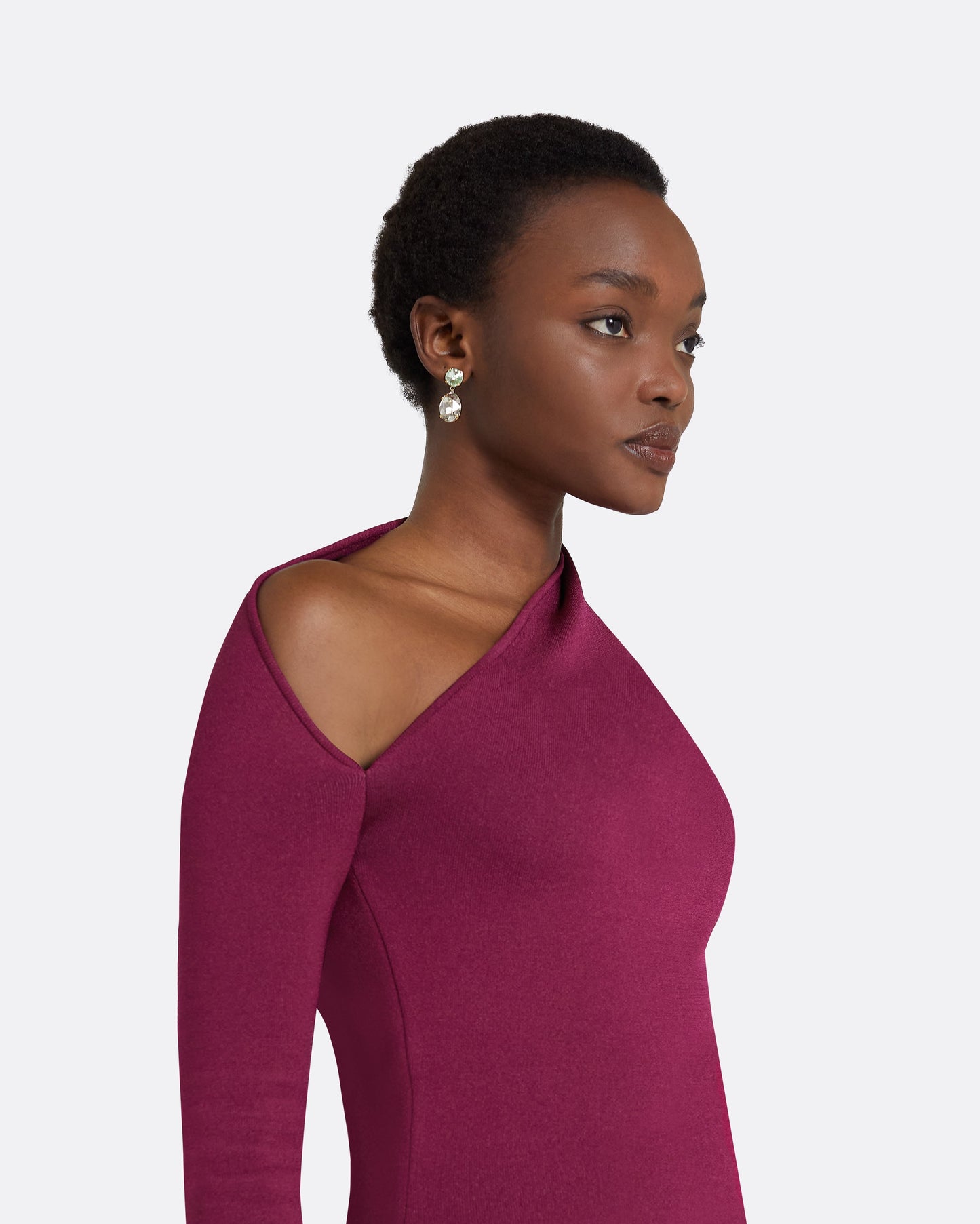 Annabel Burgundy Knit