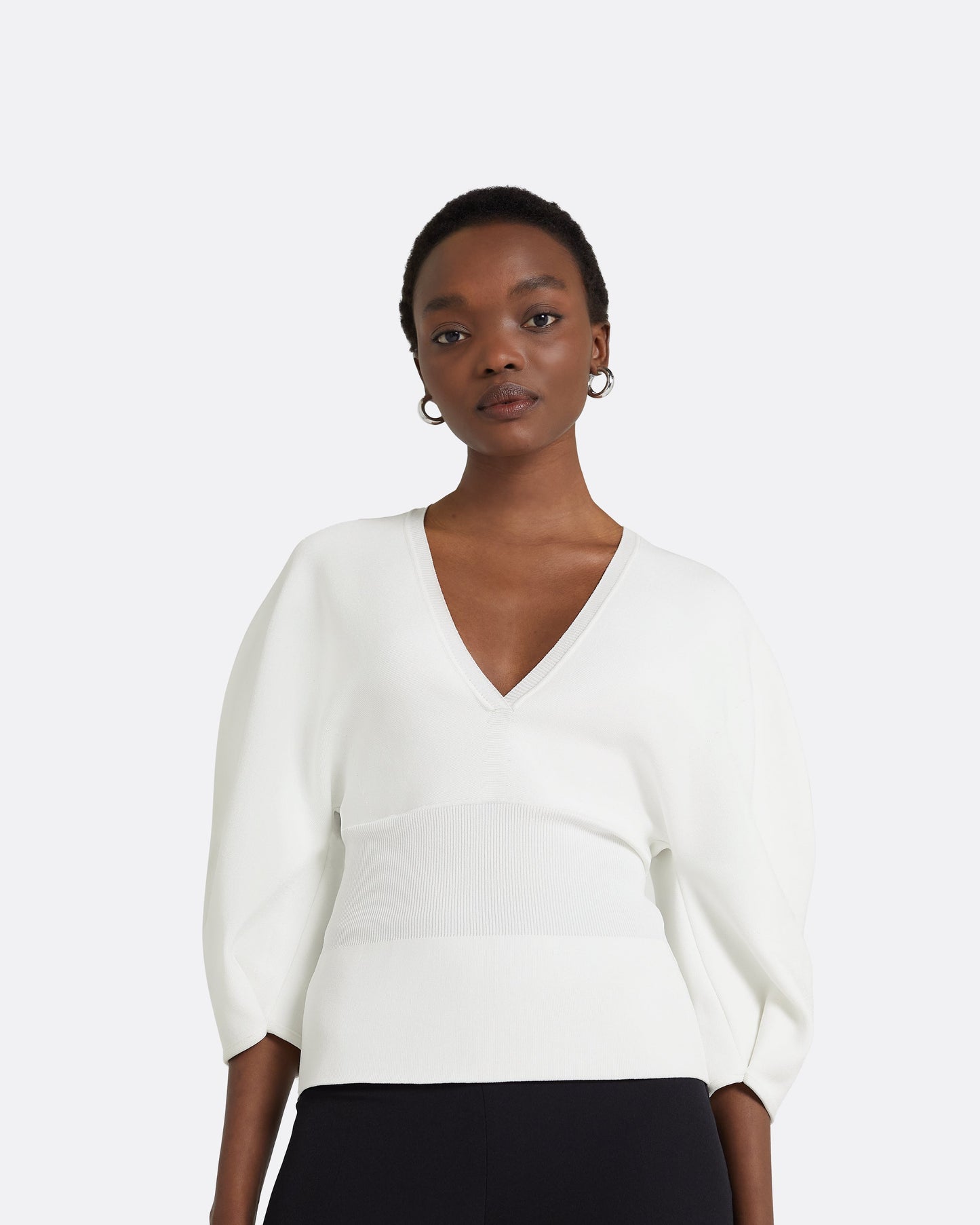 Kamali Ivory Knit Top