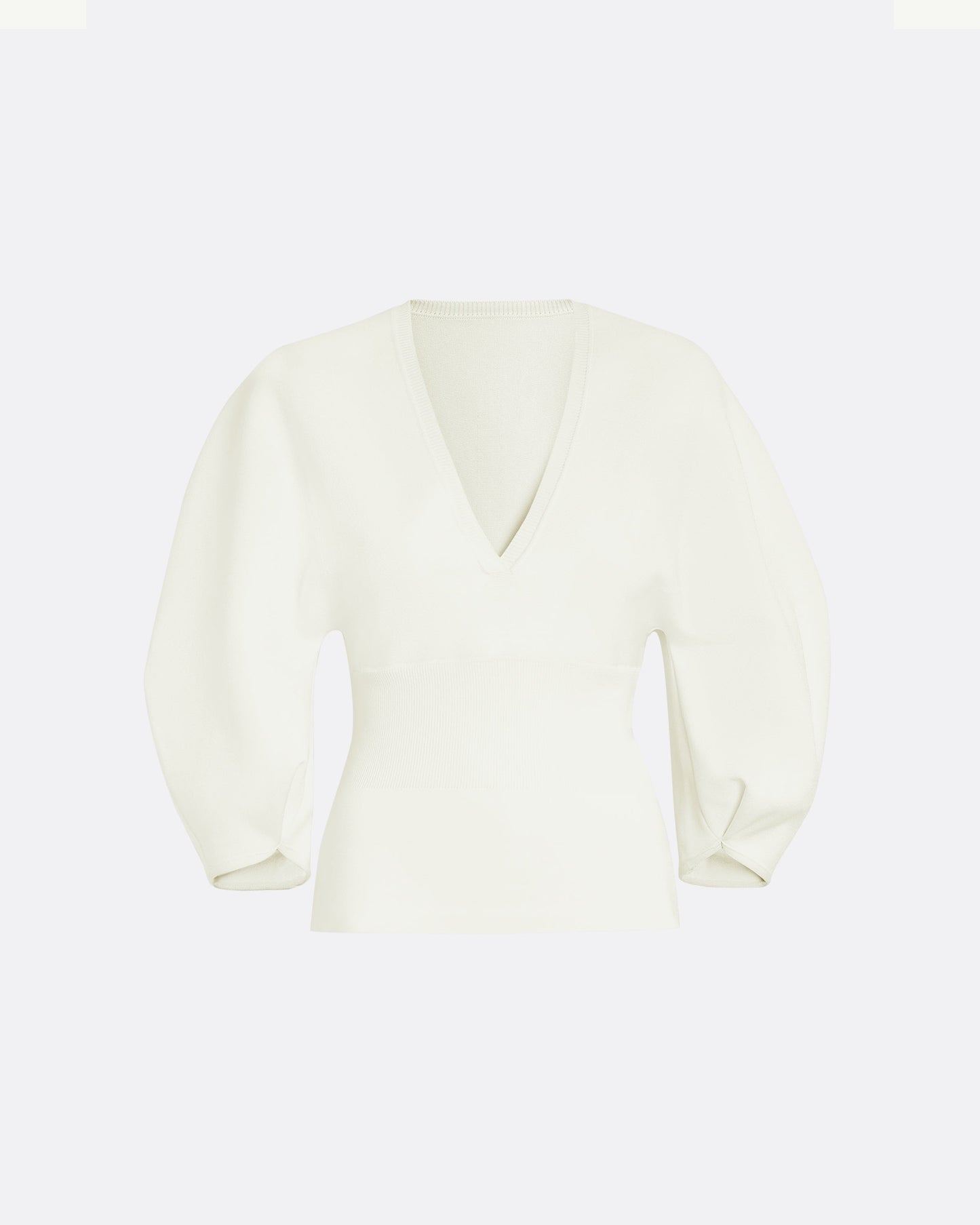 Kamali Ivory Knit Top