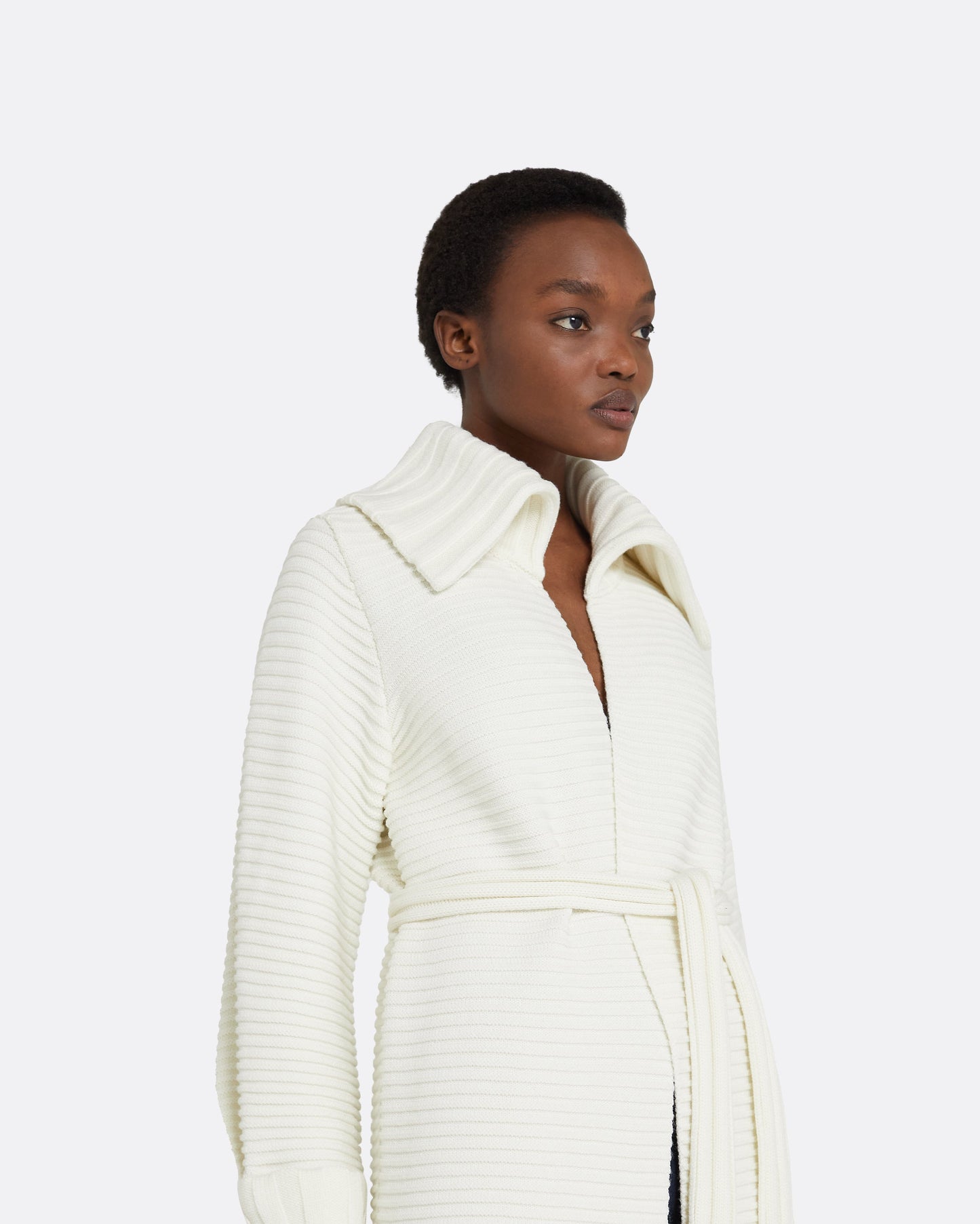 Kez Ivory Knit Coat