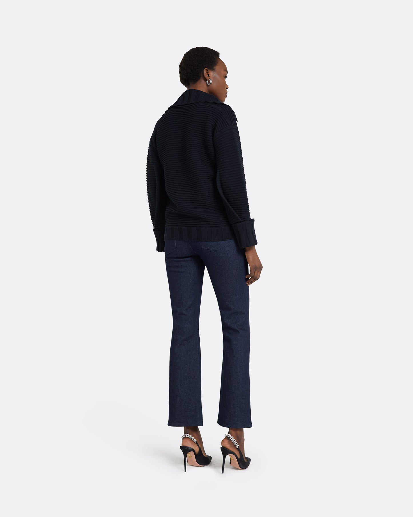 Kratos Navy Knit Top