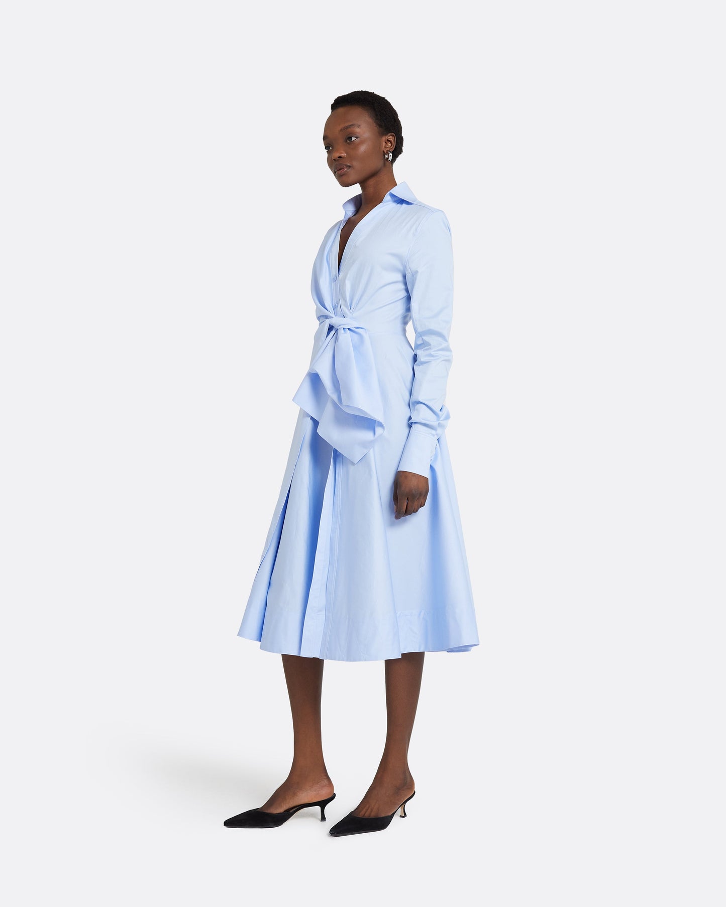 Asteria Soft Sky Cotton Dress