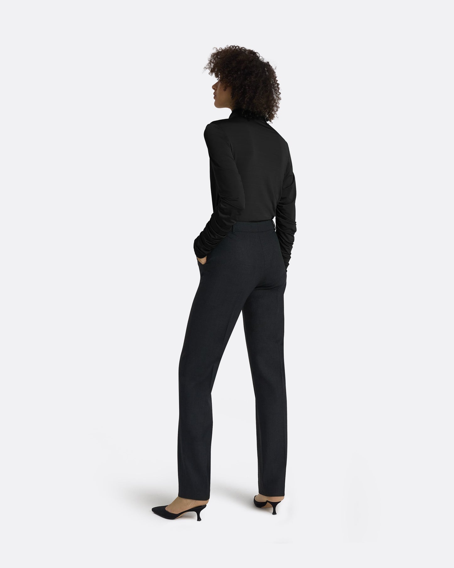Trista Charcoal Trousers