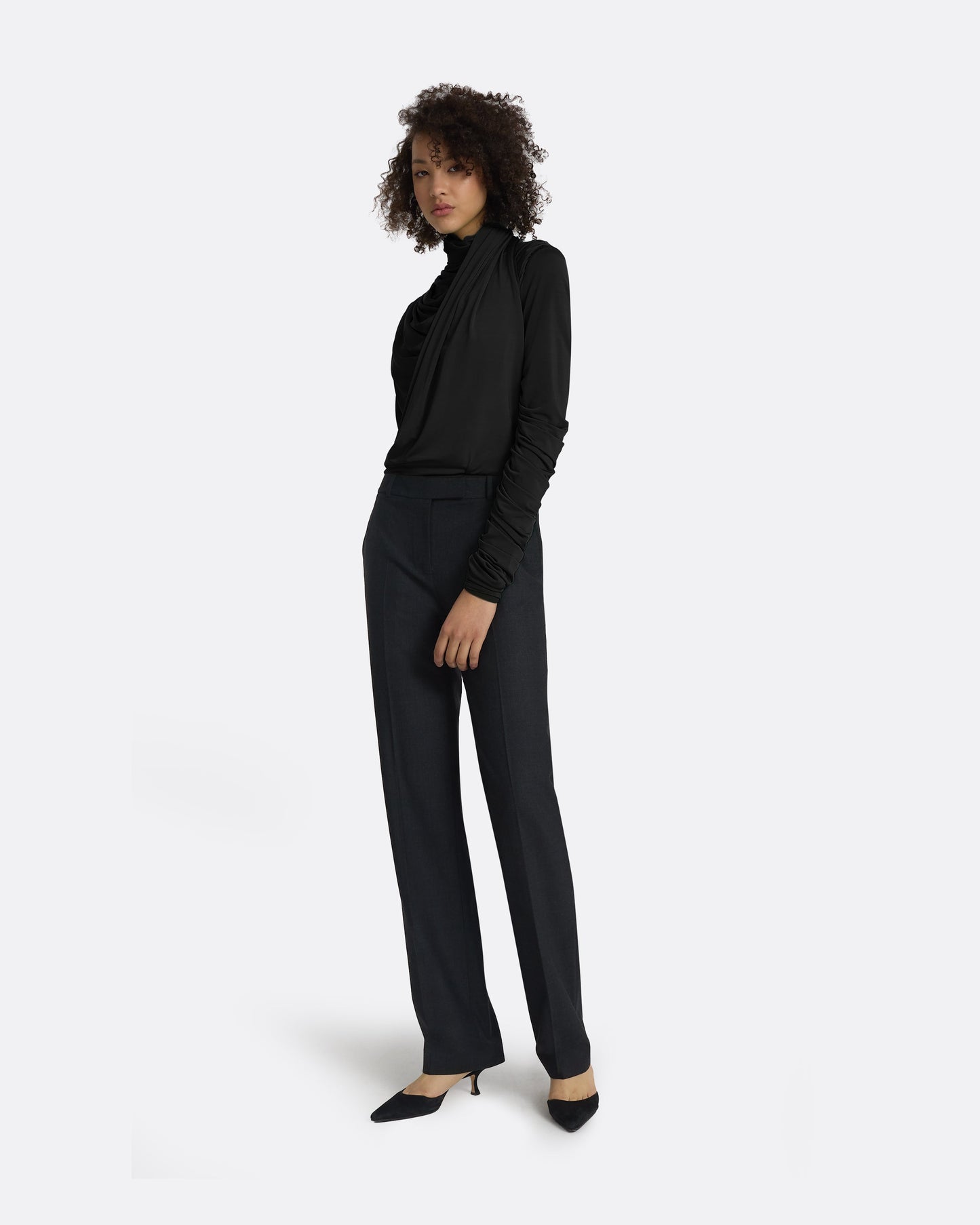 Trista Charcoal Trousers