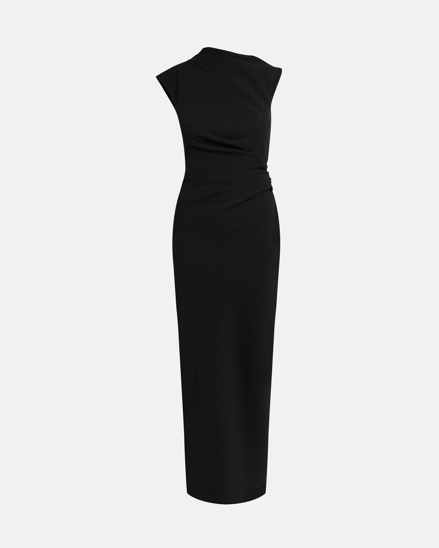 Salena Black Midi Dress