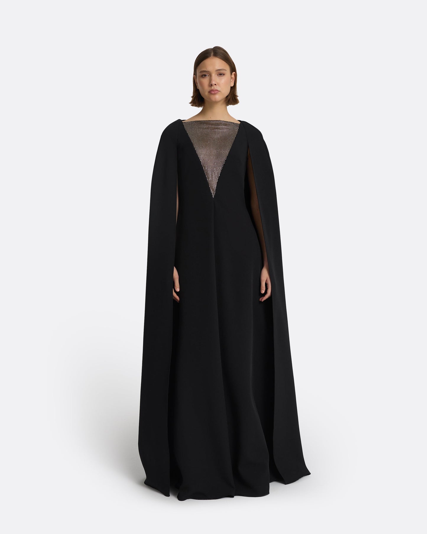 Abrielle Black Long Dress