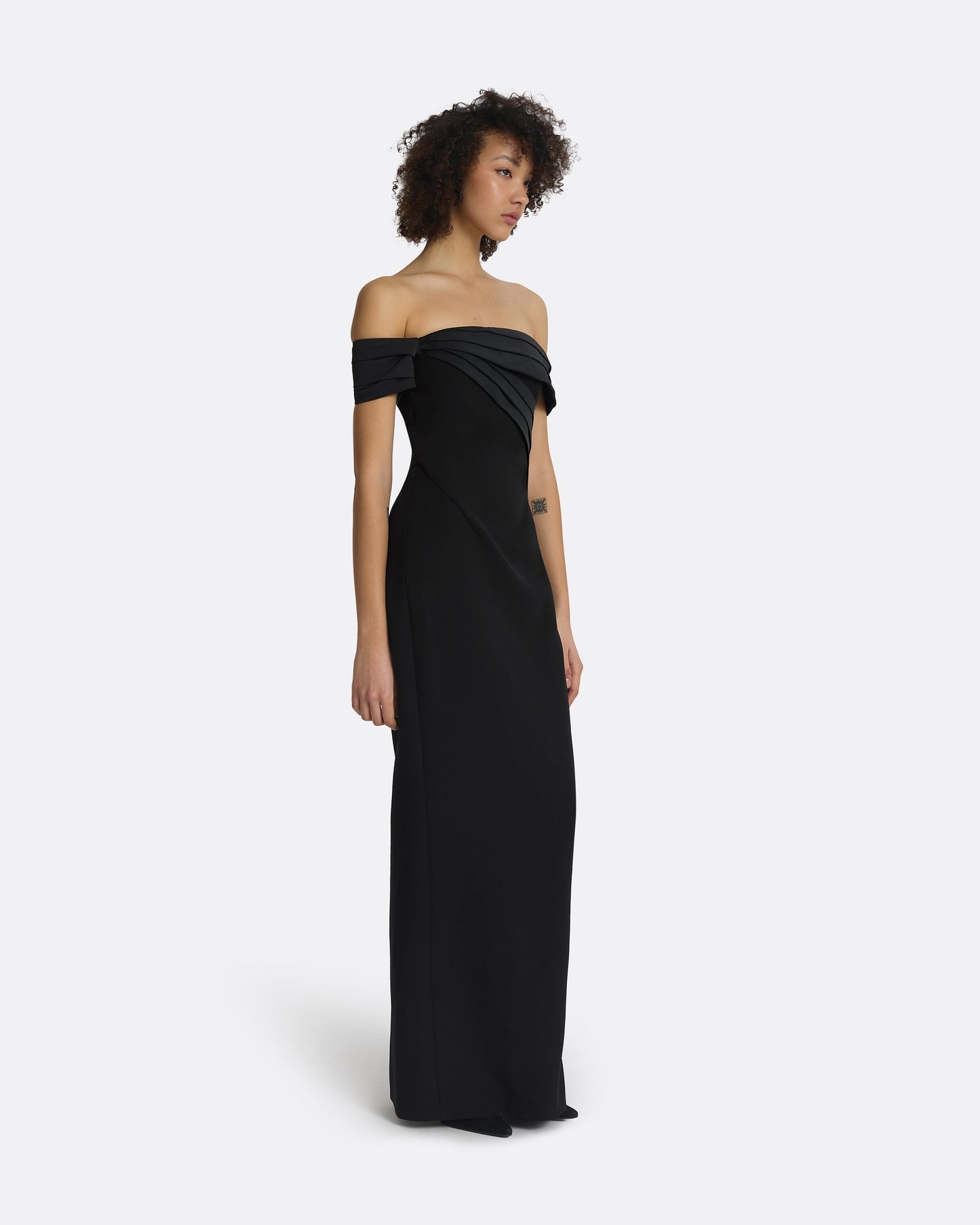 Serilda Black Long Dress