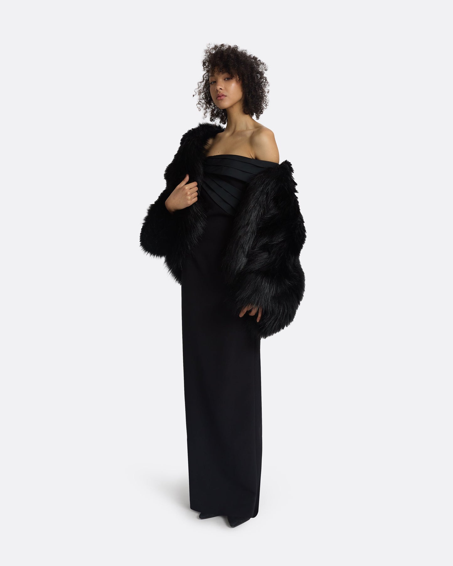 Serilda Black Long Dress